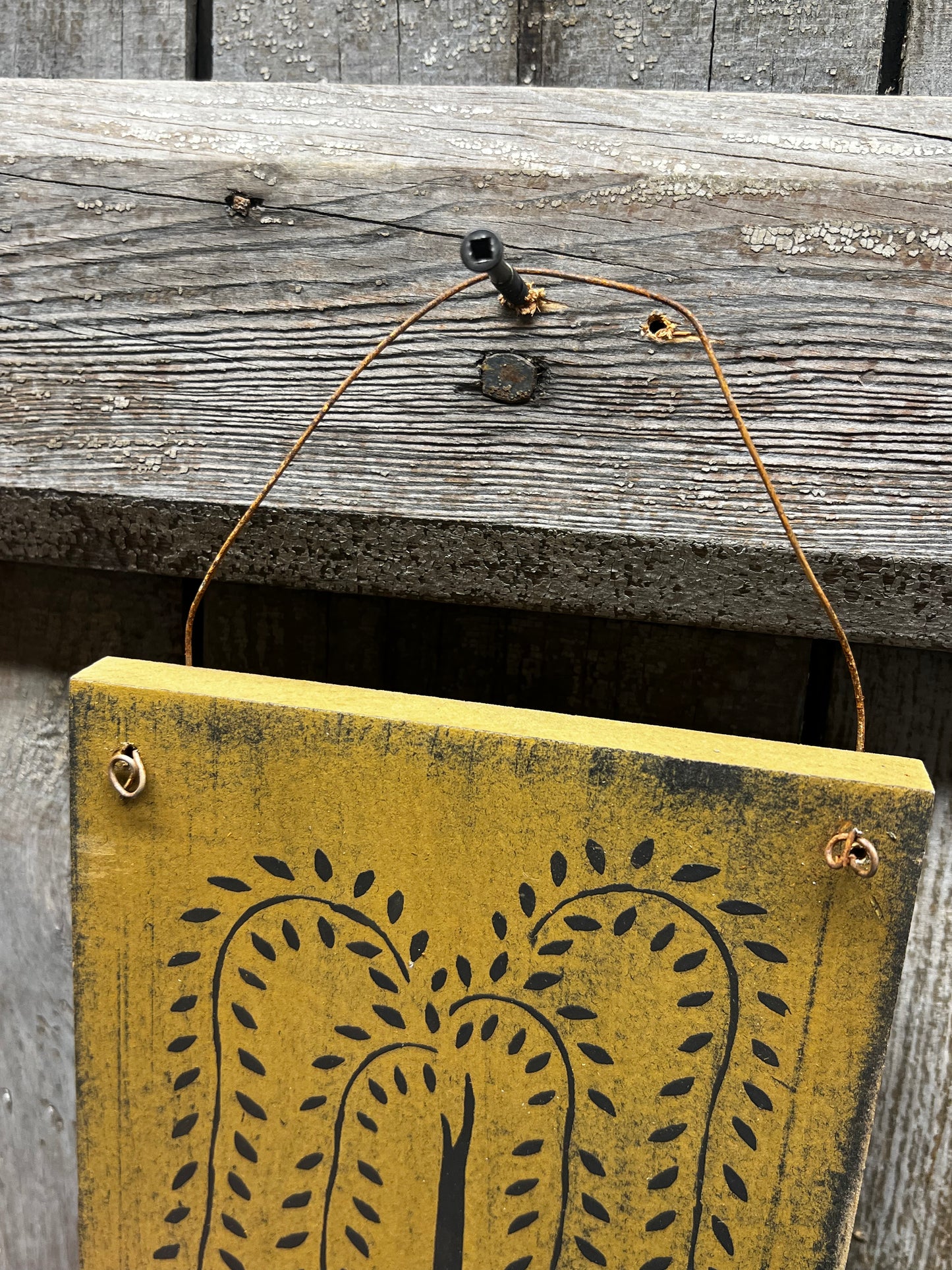 Hanger, 5"x 7", WILLOW TREE