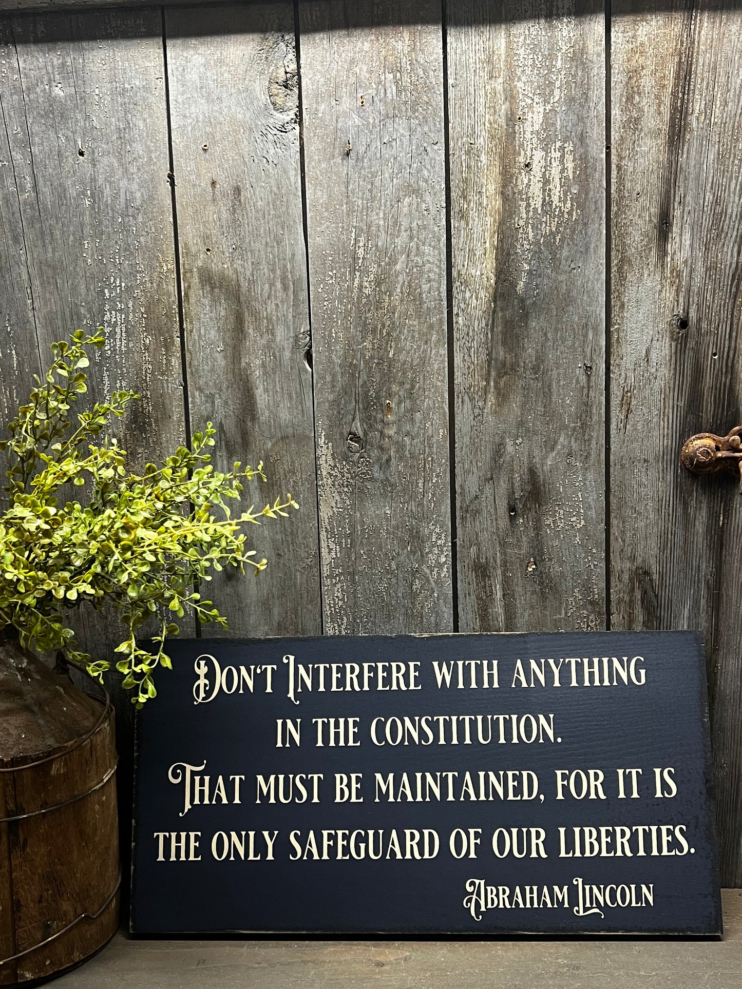 Sign, 9"x 18", DON'T INTERFERE