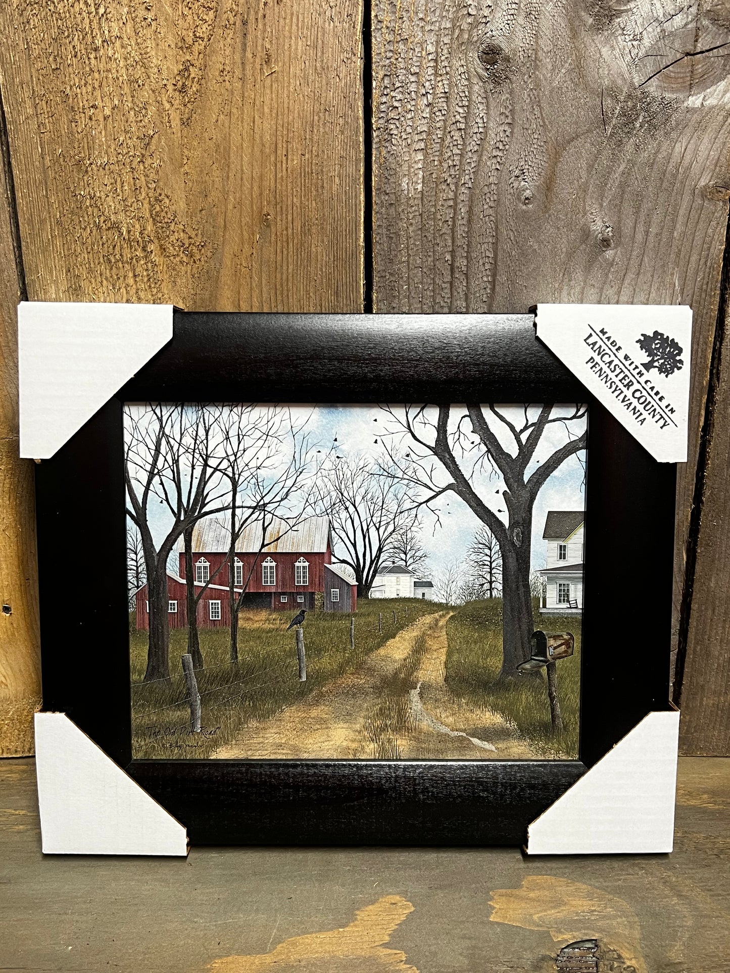 Framed Art, 8x10, THE OLD DIRT ROAD
