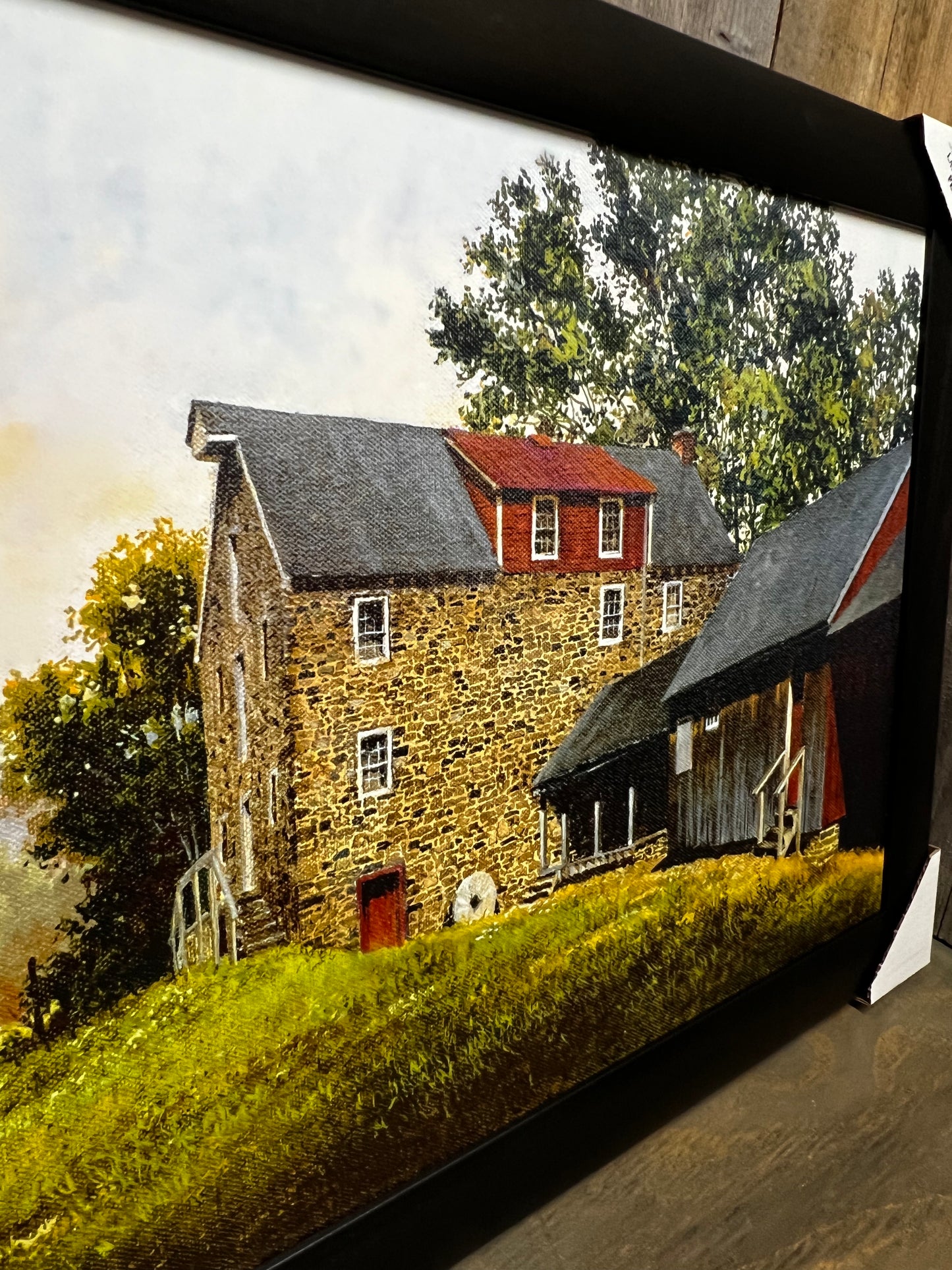 Framed Art, 16x30, GRIST MILL