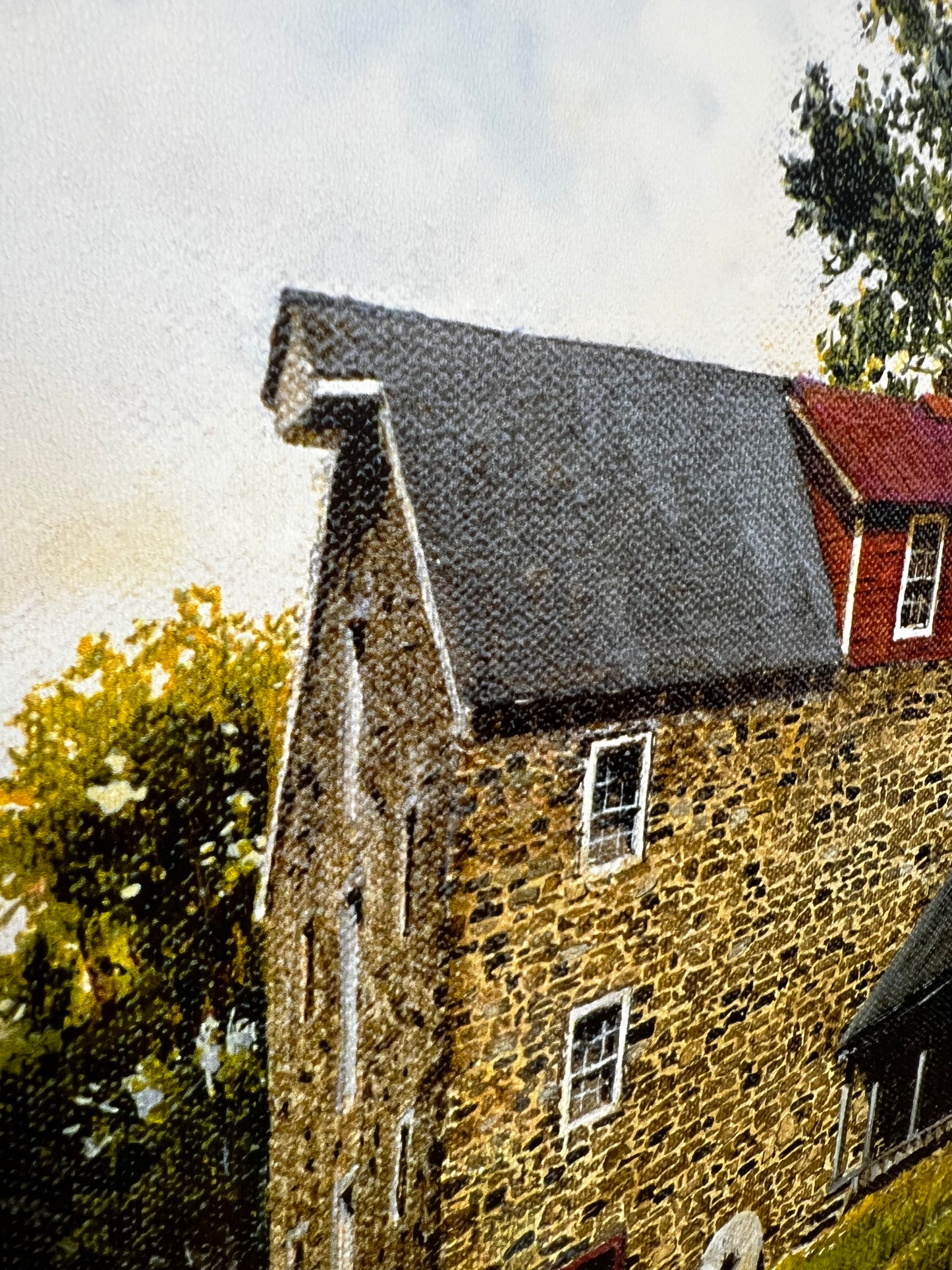 Framed Art, 16x30, GRIST MILL