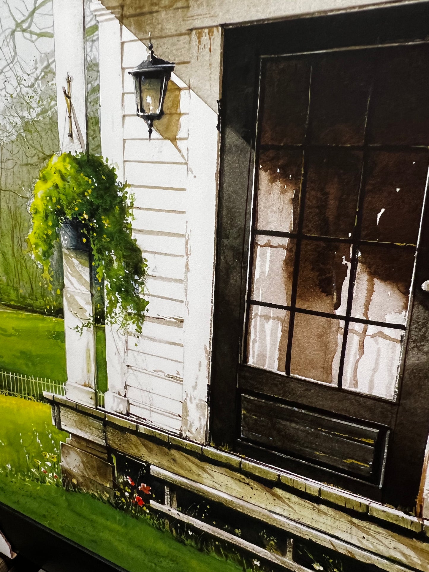 Framed Art, 24x36, BACK PORCH GATHERING