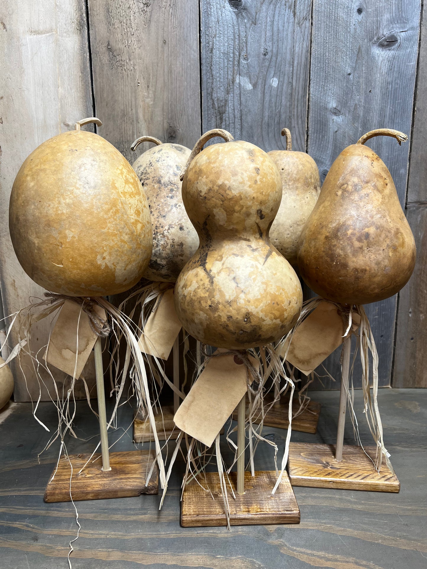 Gourd on Stand, 19", ASSORTED