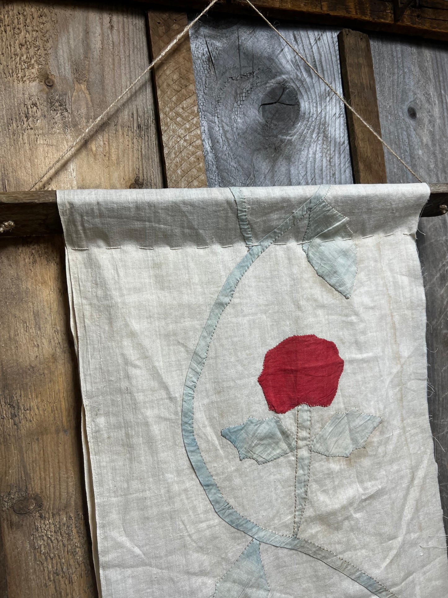 Wall Hanging, 40"x12", OLD QUILT SIDE PANEL