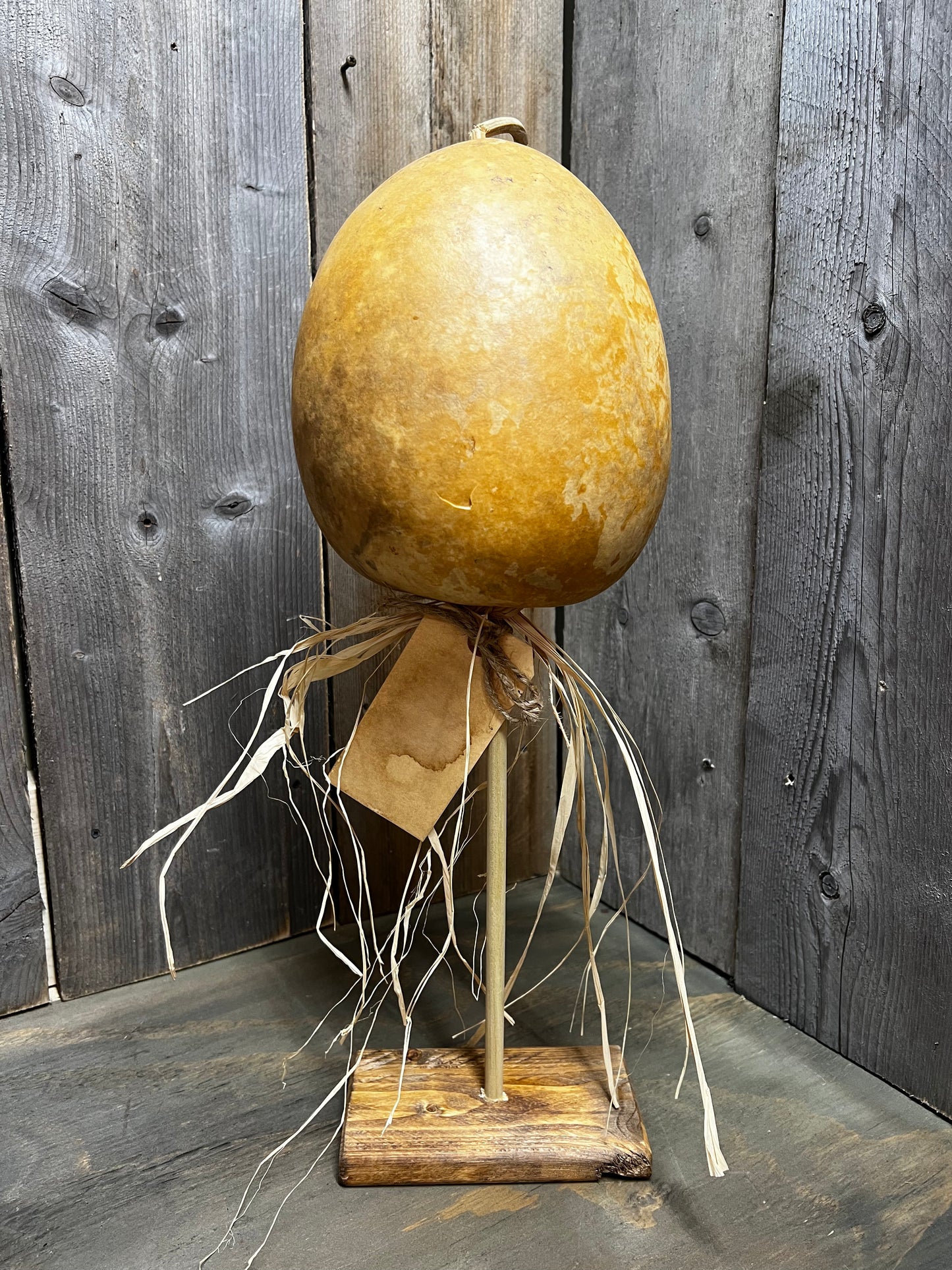 Gourd on Stand, 19", ASSORTED