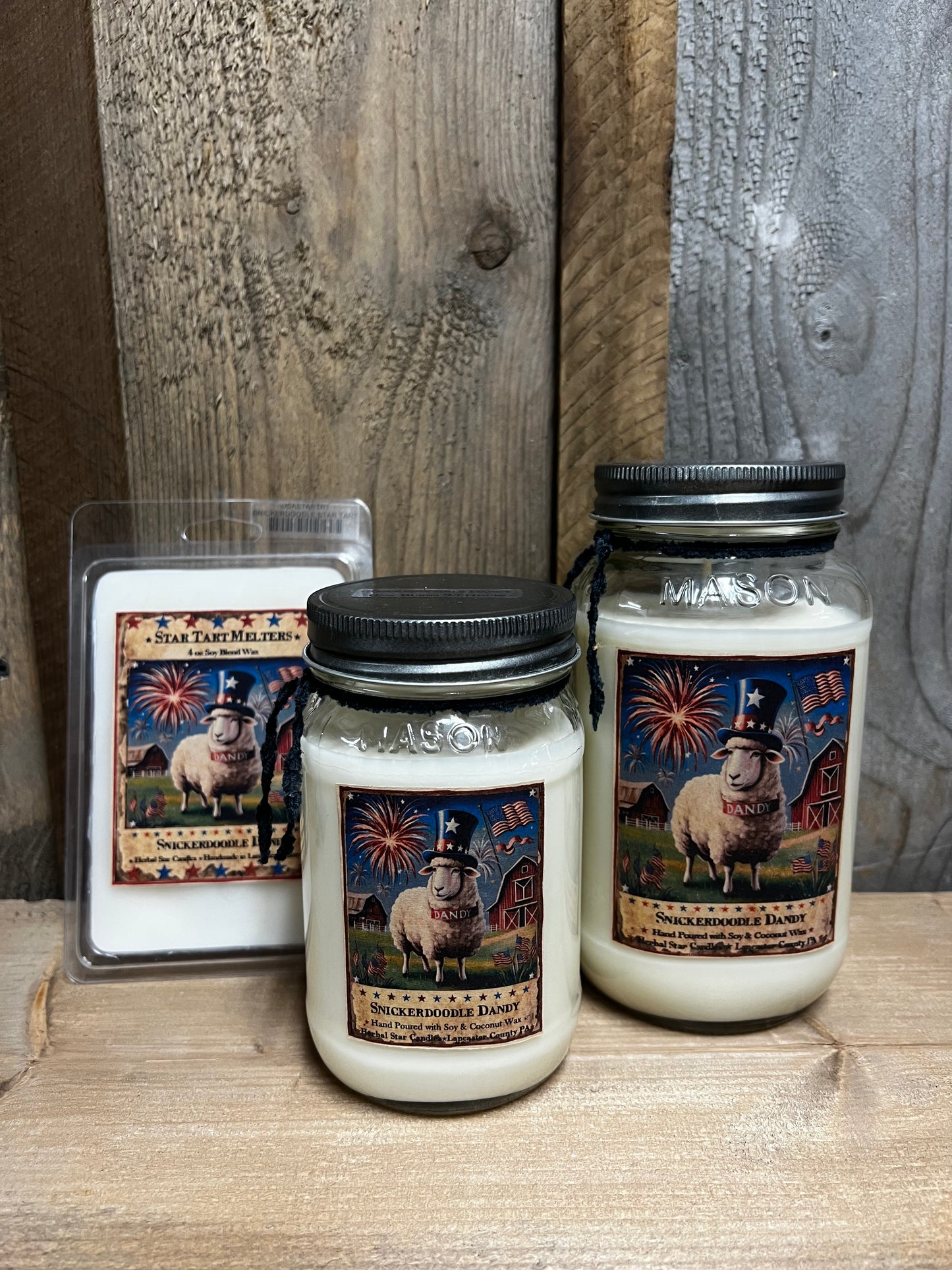 Soy/Coconut Wax Candles & Tart Melts, SNICKERDOODLE DANDY