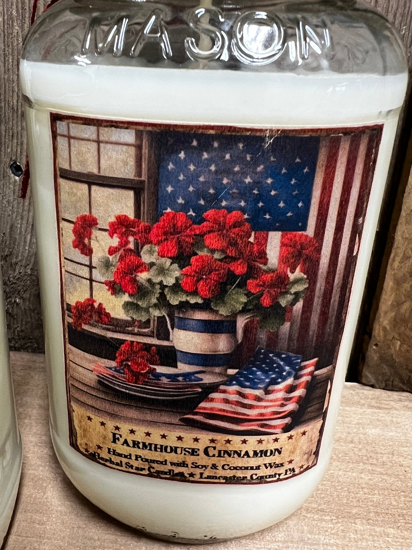 Soy/Coconut Wax Candles & Tart Melts, FARMHOUSE CINNAMON