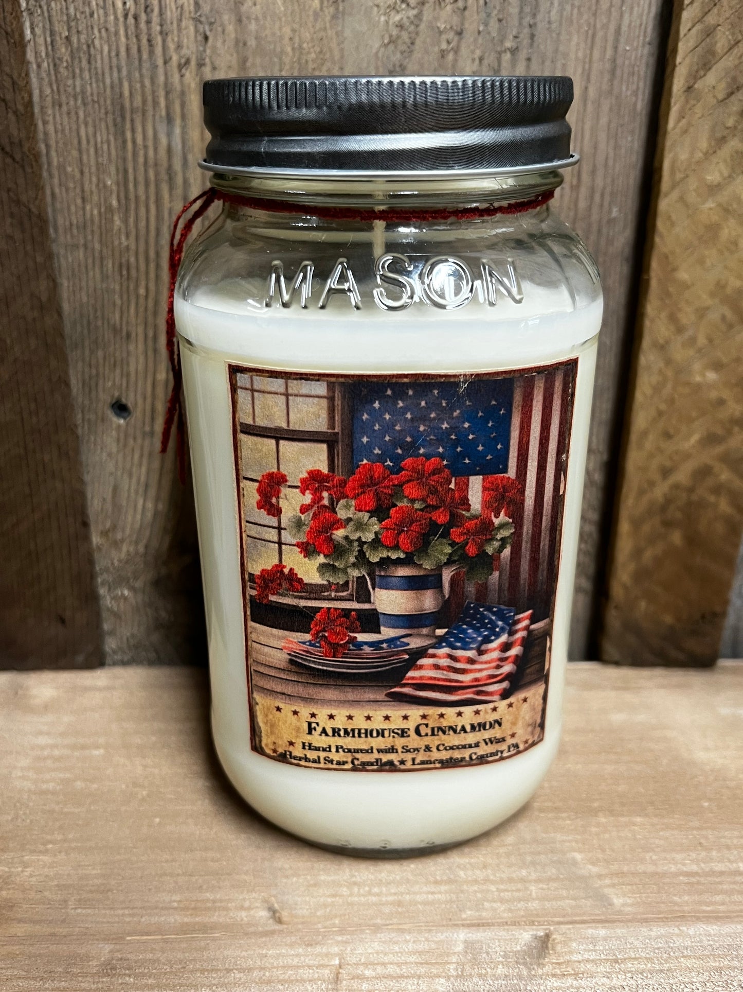 Soy/Coconut Wax Candles & Tart Melts, FARMHOUSE CINNAMON