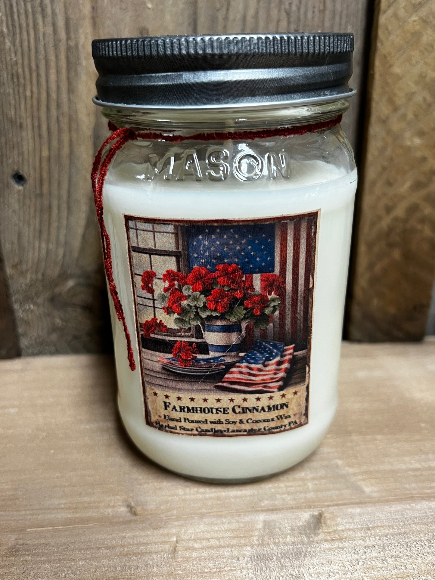 Soy/Coconut Wax Candles & Tart Melts, FARMHOUSE CINNAMON