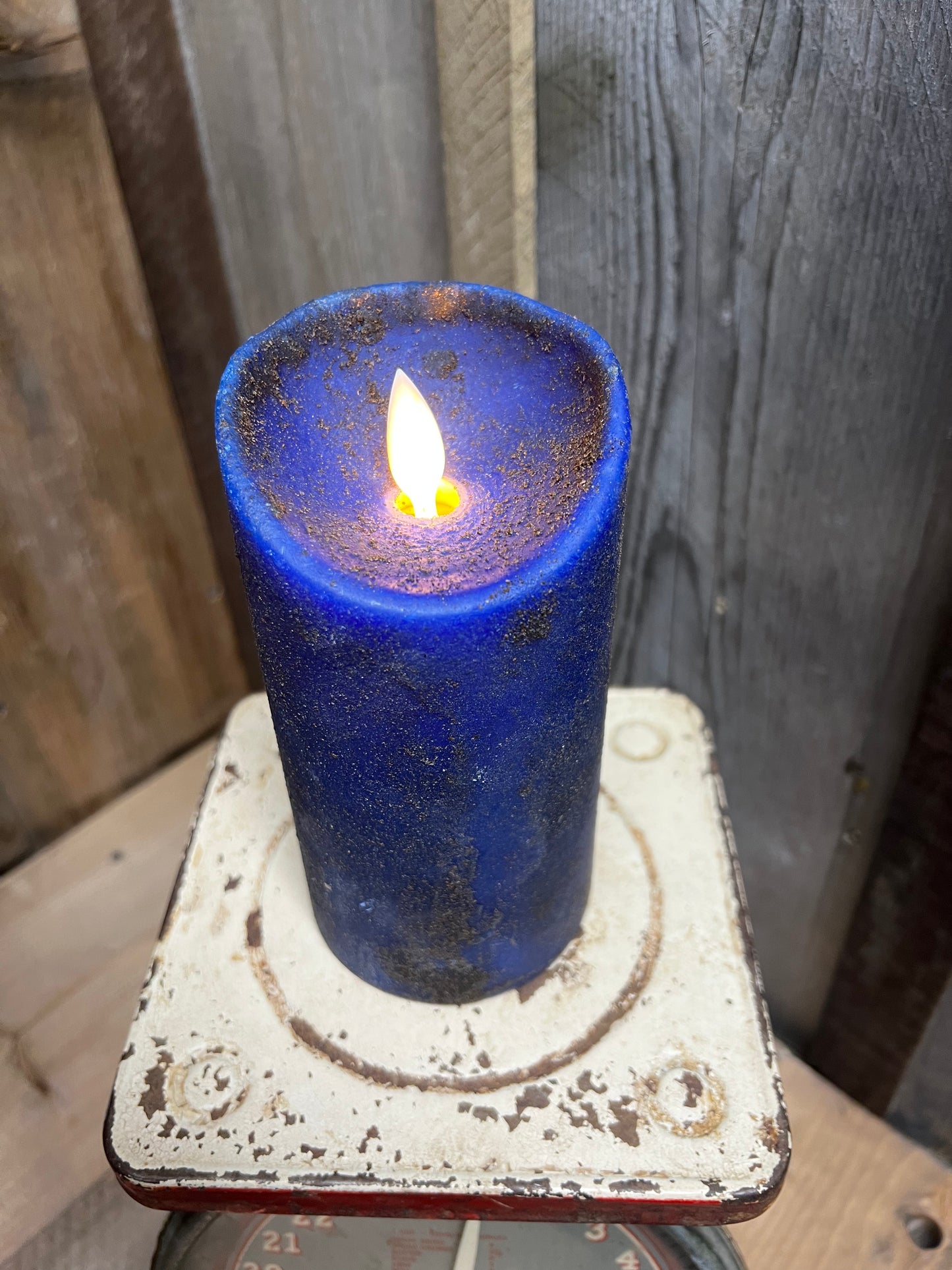 Candle, Pillar, REAL LOOK MOVING FLAME