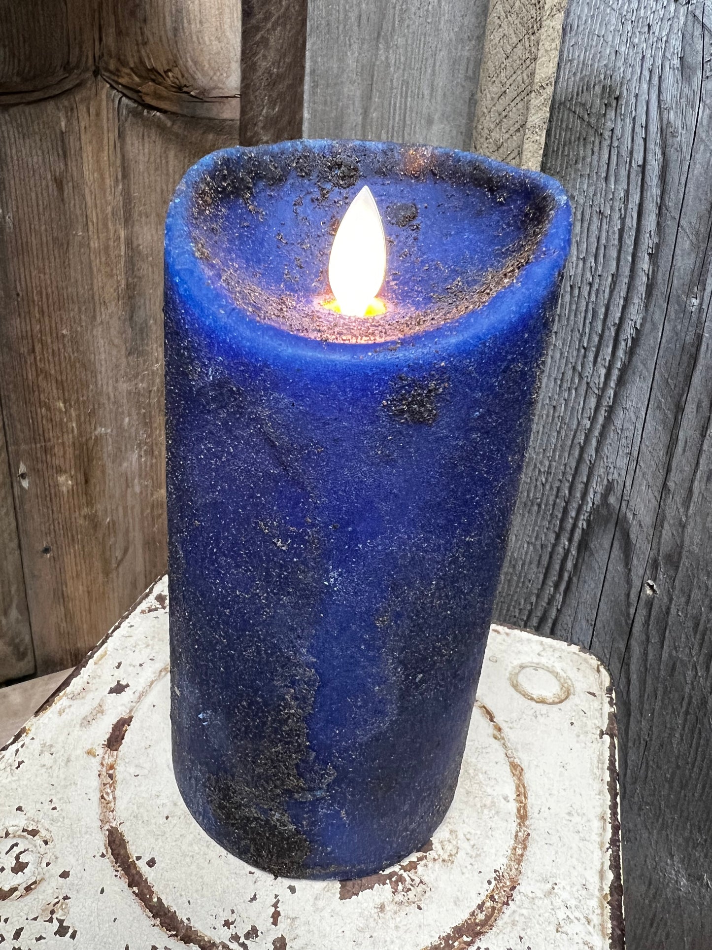 Candle, Pillar, REAL LOOK MOVING FLAME