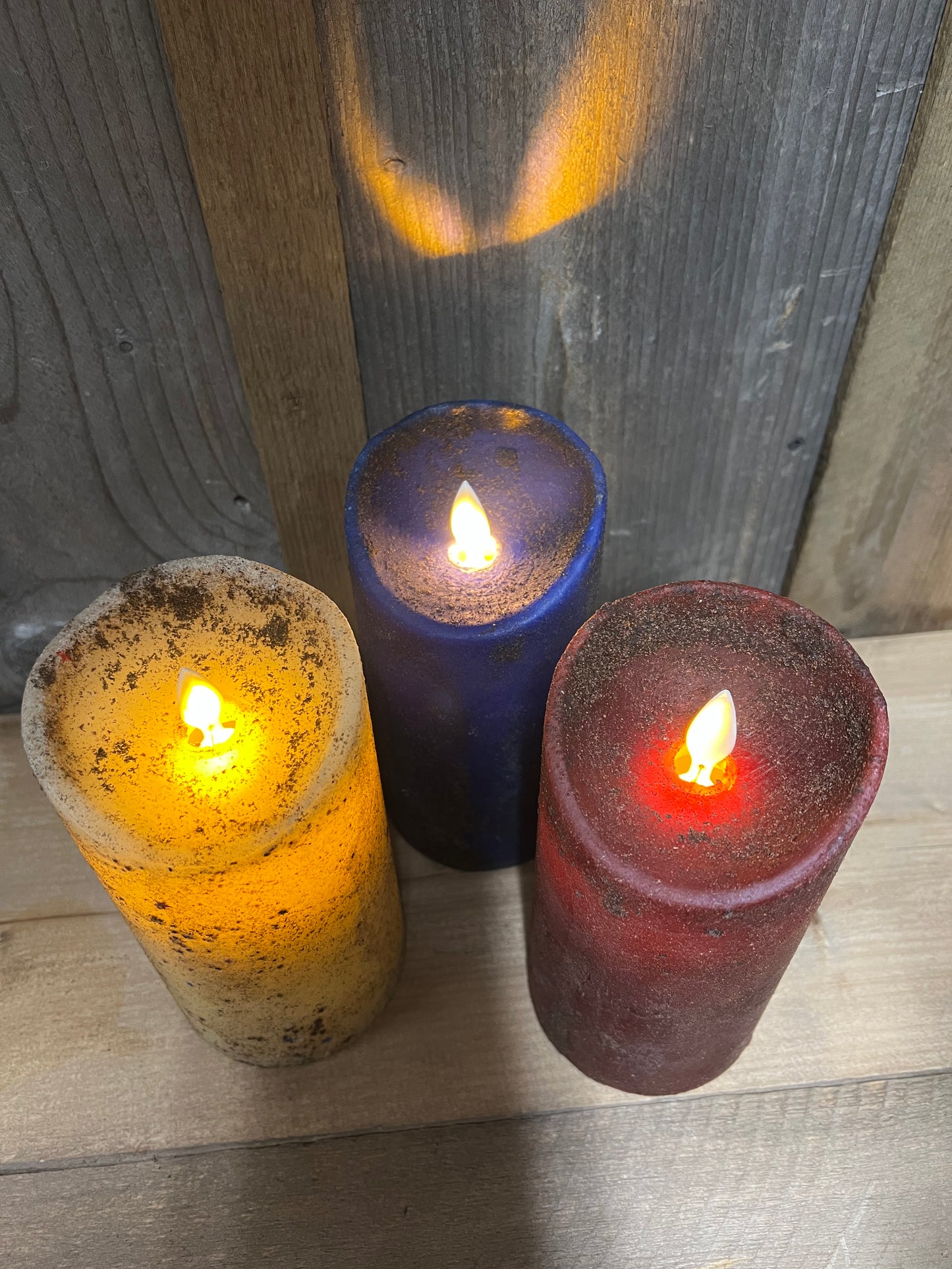Candle, Pillar, REAL LOOK MOVING FLAME