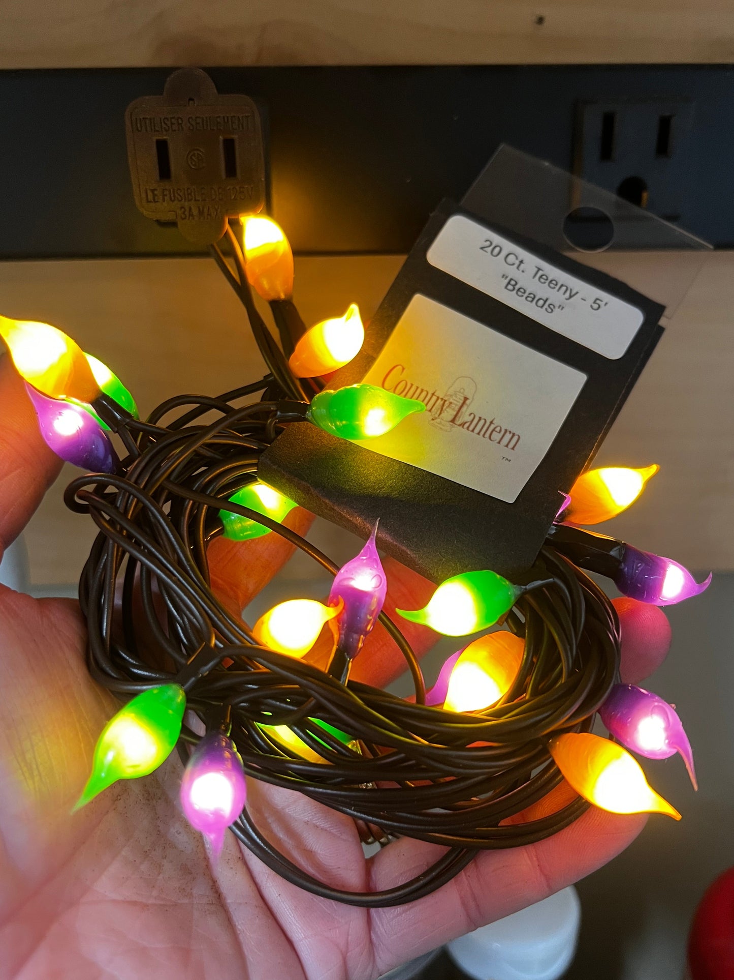 Lights, 20 Count, Hand Dipped Silicone, ELECTRIC, Assorted Colors