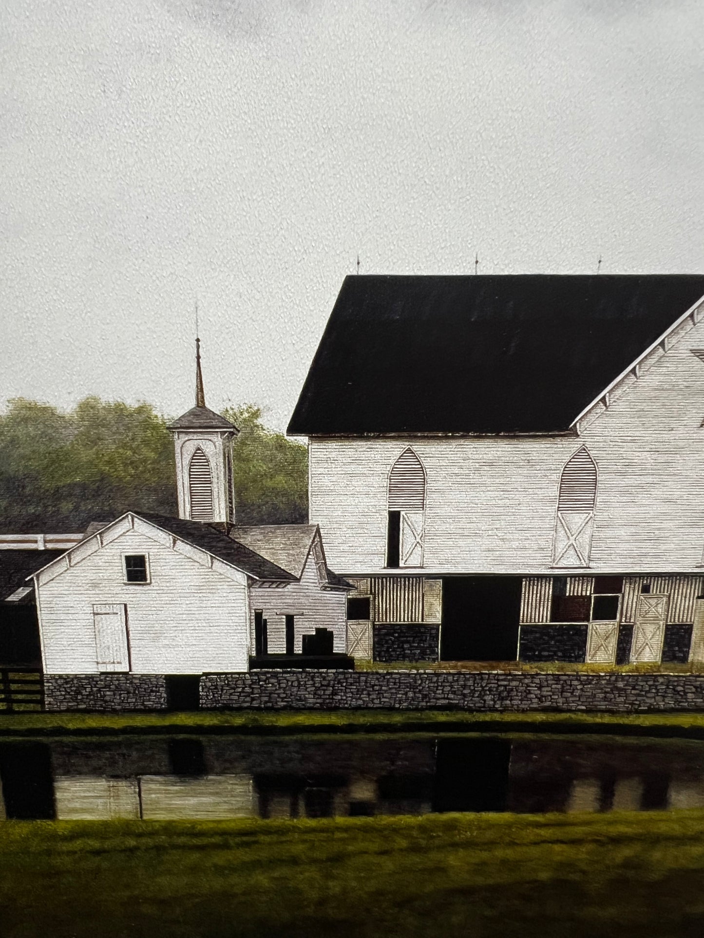 Framed Art, 12x12, STAR BARN OF PA