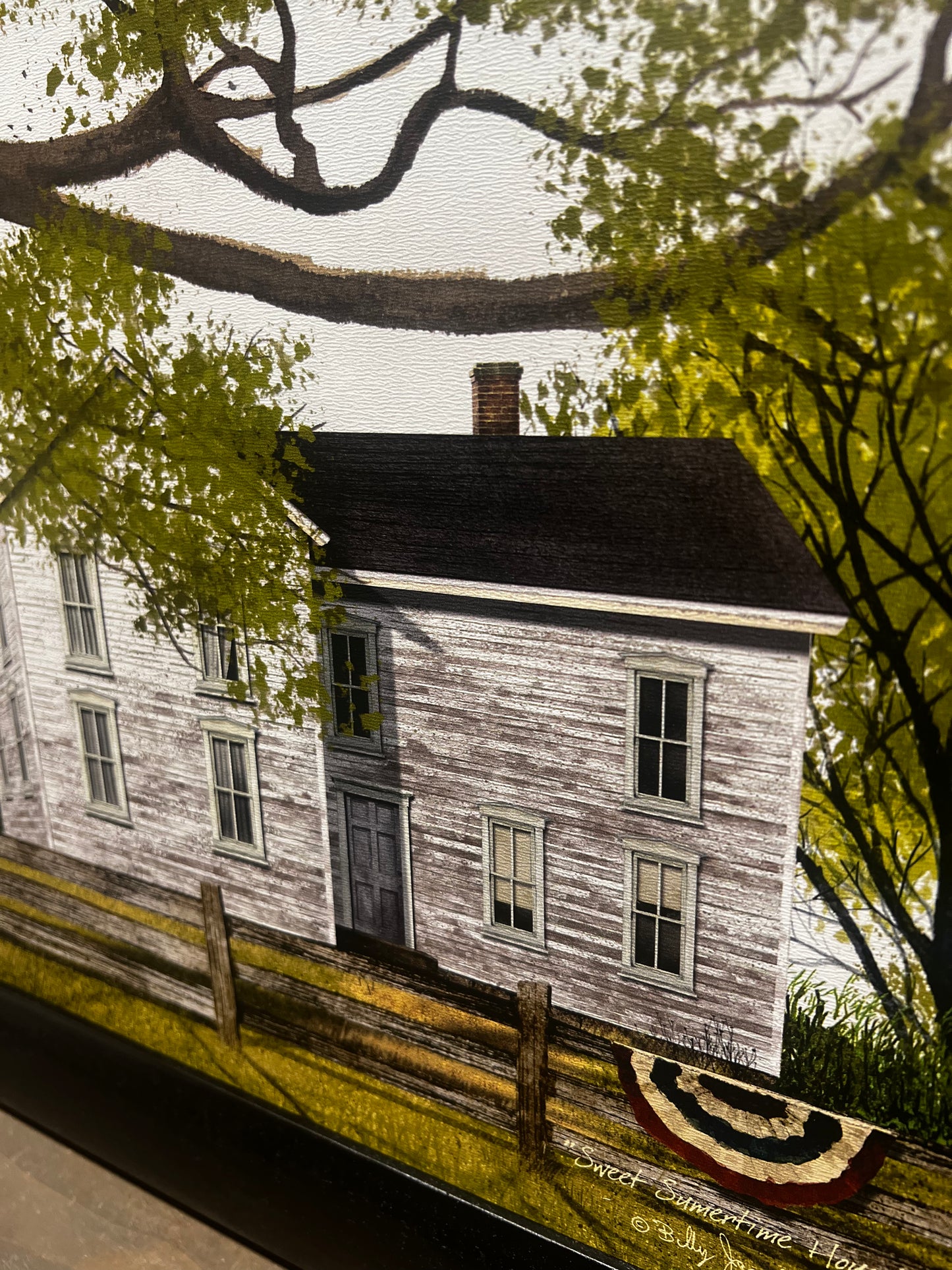 Framed Art, 12x16, SWEET SUMMERTIME HOUSE