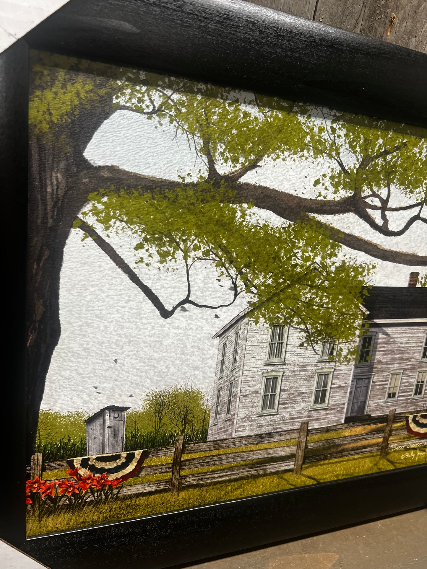 Framed Art, 12x16, SWEET SUMMERTIME HOUSE