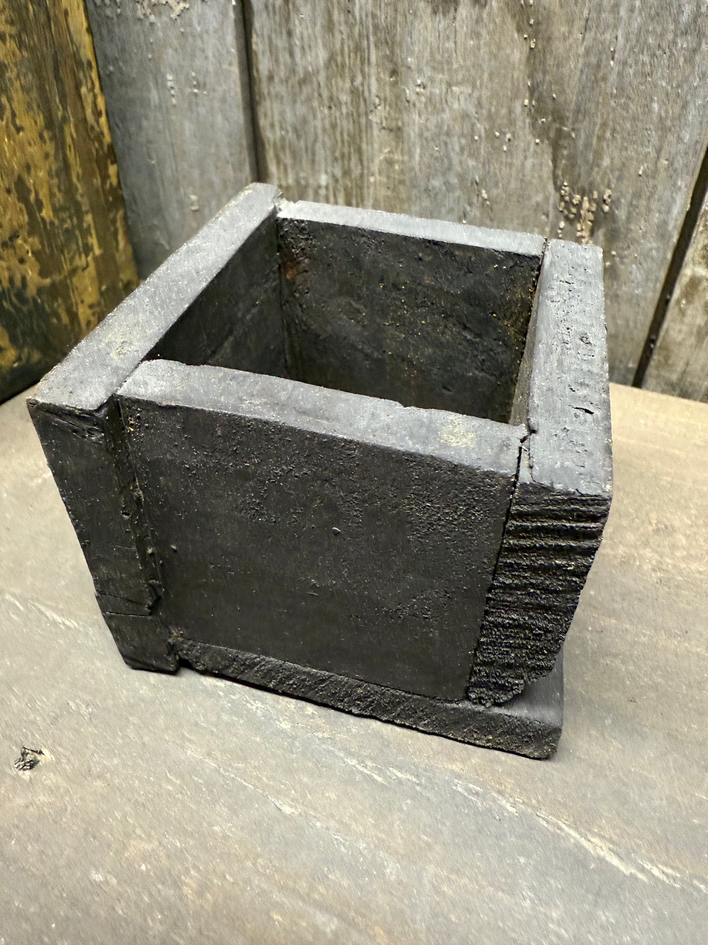 WALL BOX, 5 Drawer, Primitive Mustard Paint