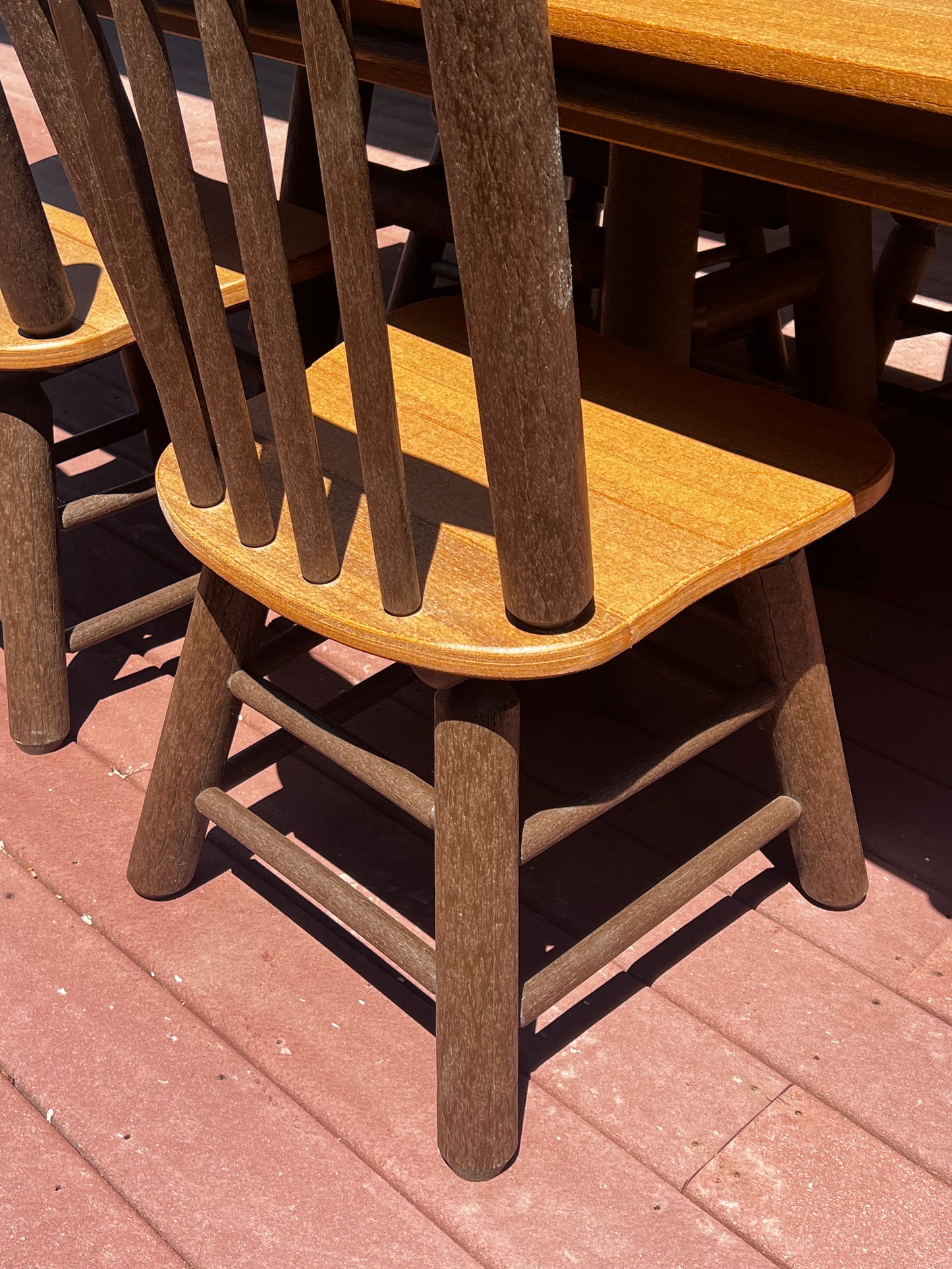 Poly-Log Rustic Hickory Furniture, CHAIR, BARSTOOLS, BENCHES