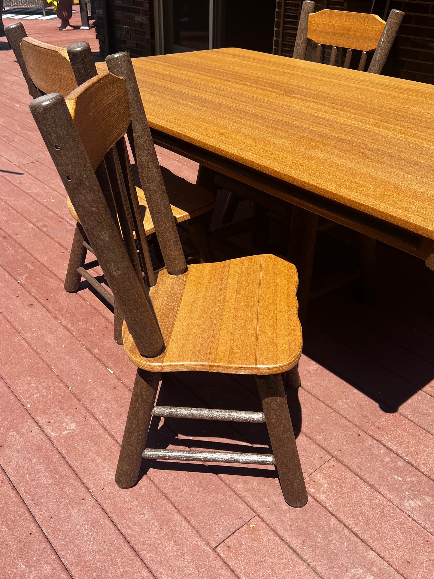Poly-Log Rustic Hickory Furniture, CHAIR, BARSTOOLS, BENCHES