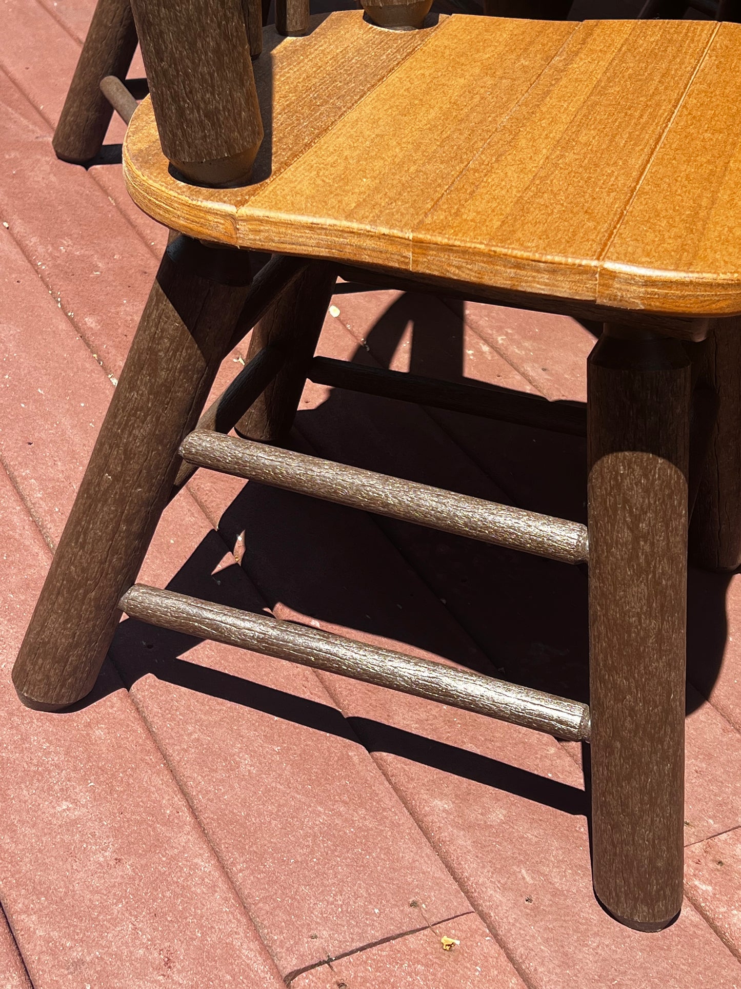Poly-Log Rustic Hickory Furniture, CHAIR, BARSTOOLS, BENCHES