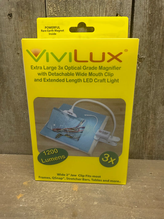 ViviLux, LARGE 3X MAGNIFIER & CRAFT LIGHT