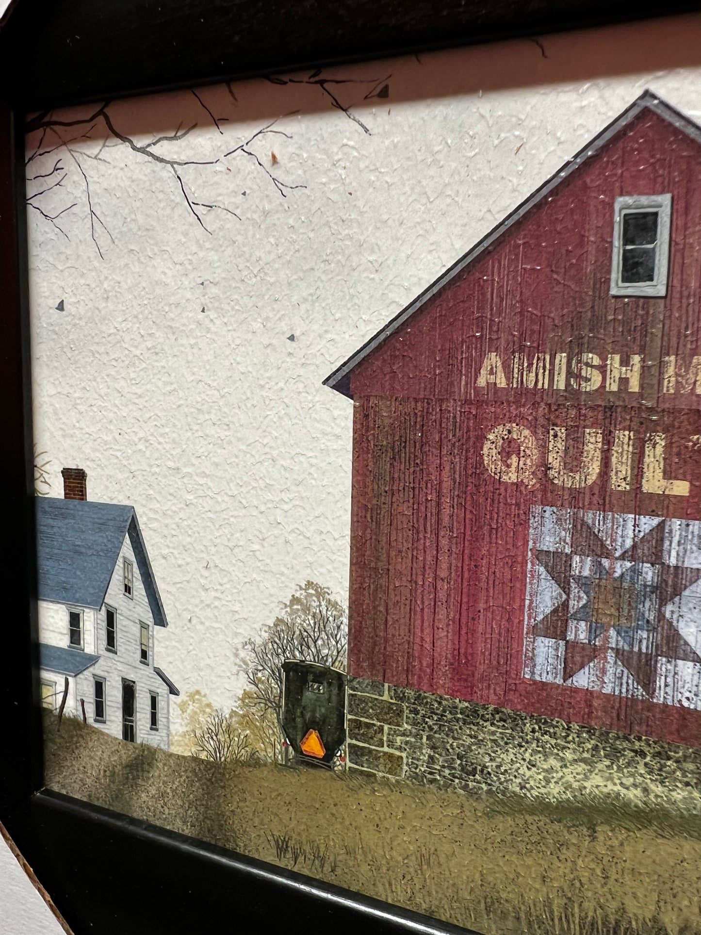 Framed Art, 8x10, QUILT BARN