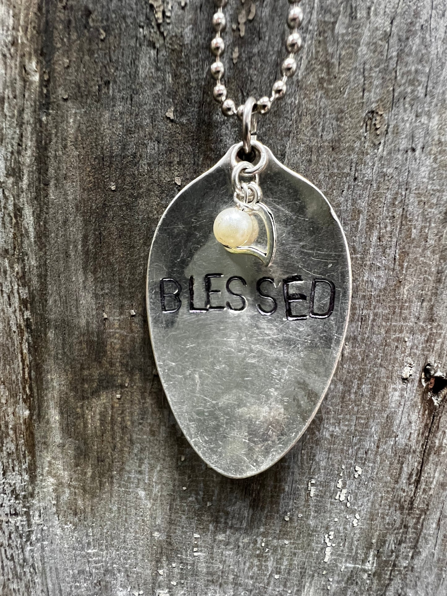 Necklace, Ball Chain W/Charms, BLESSED