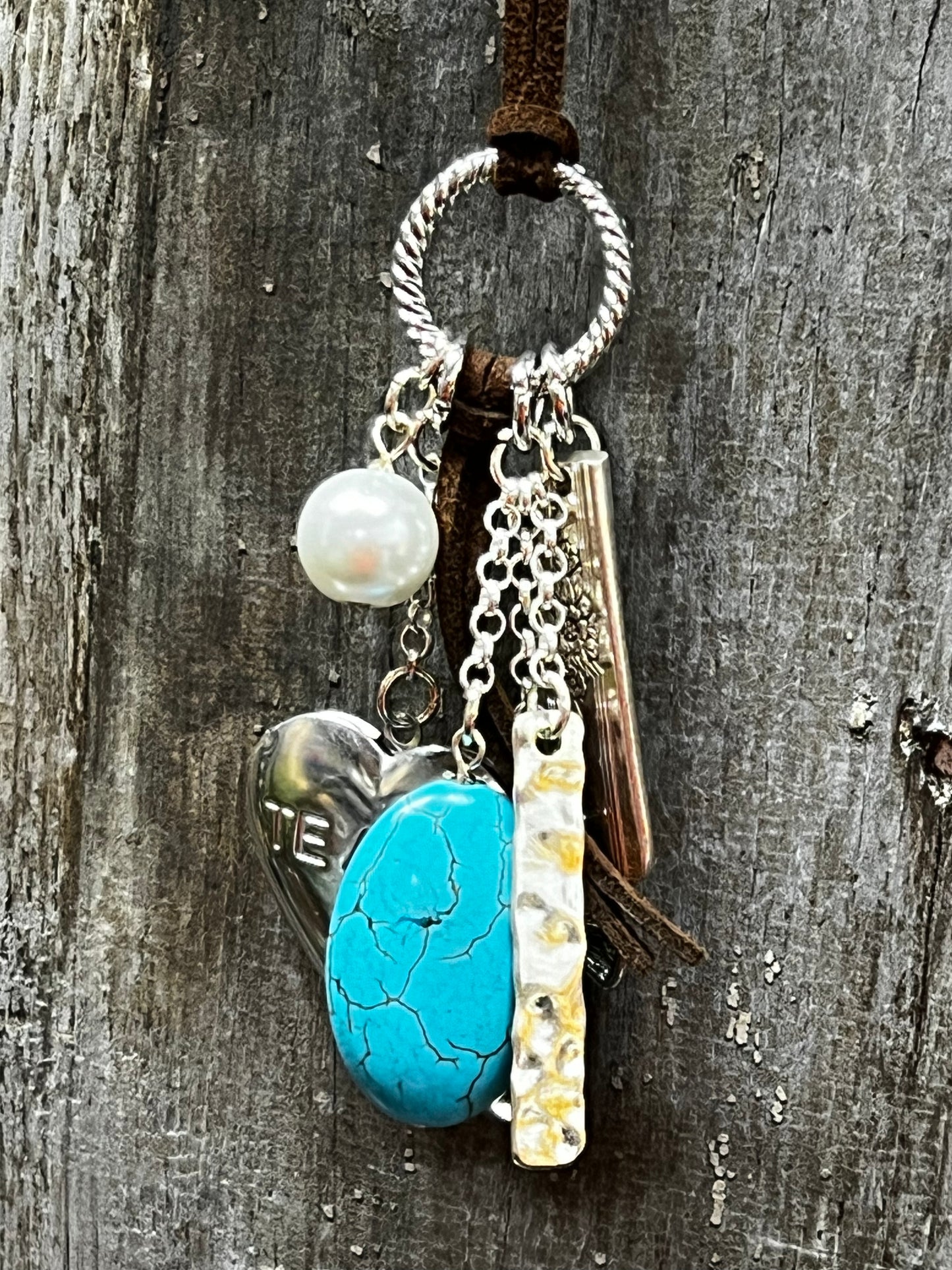 Necklace, Suede Cord, Assorted Styles, MaKenzie, TURQUOISE