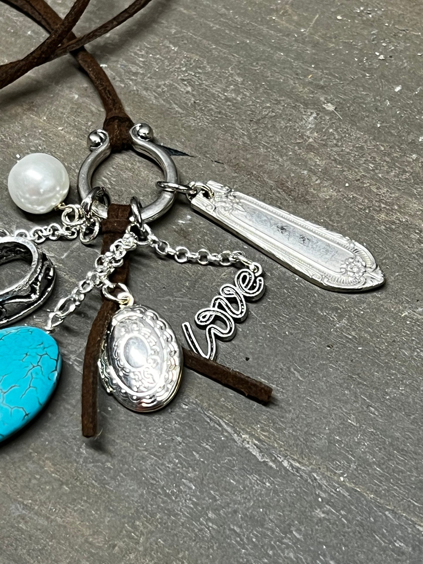 Necklace, Suede Cord, Assorted Styles, MaKenzie, TURQUOISE