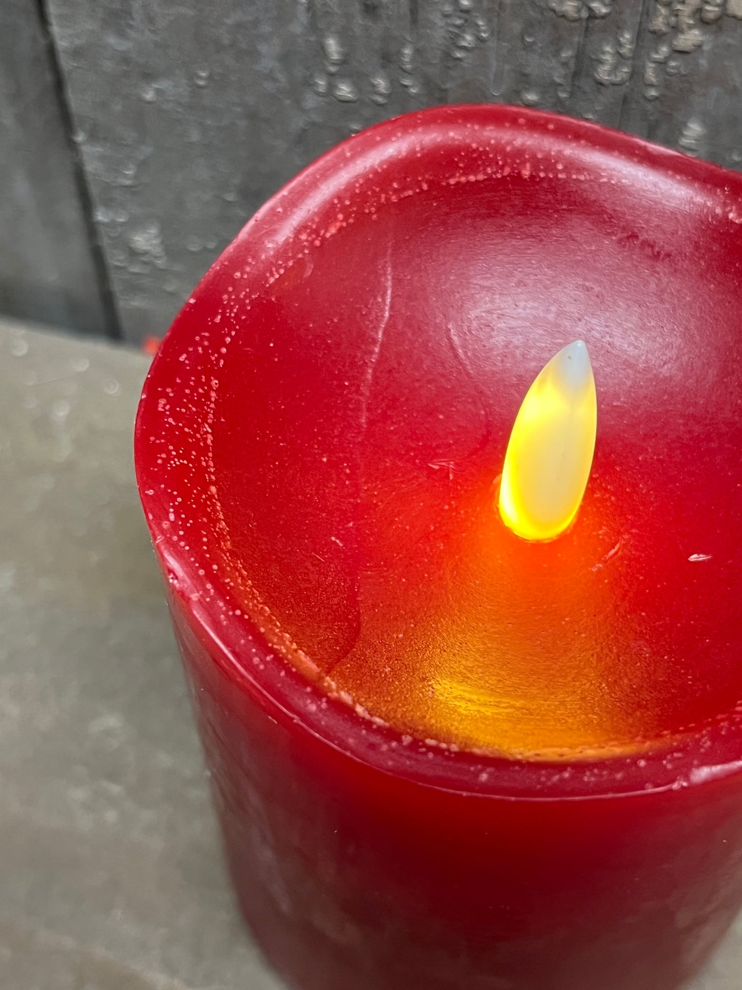 Pillar Candle, Serene, 3x4, RED