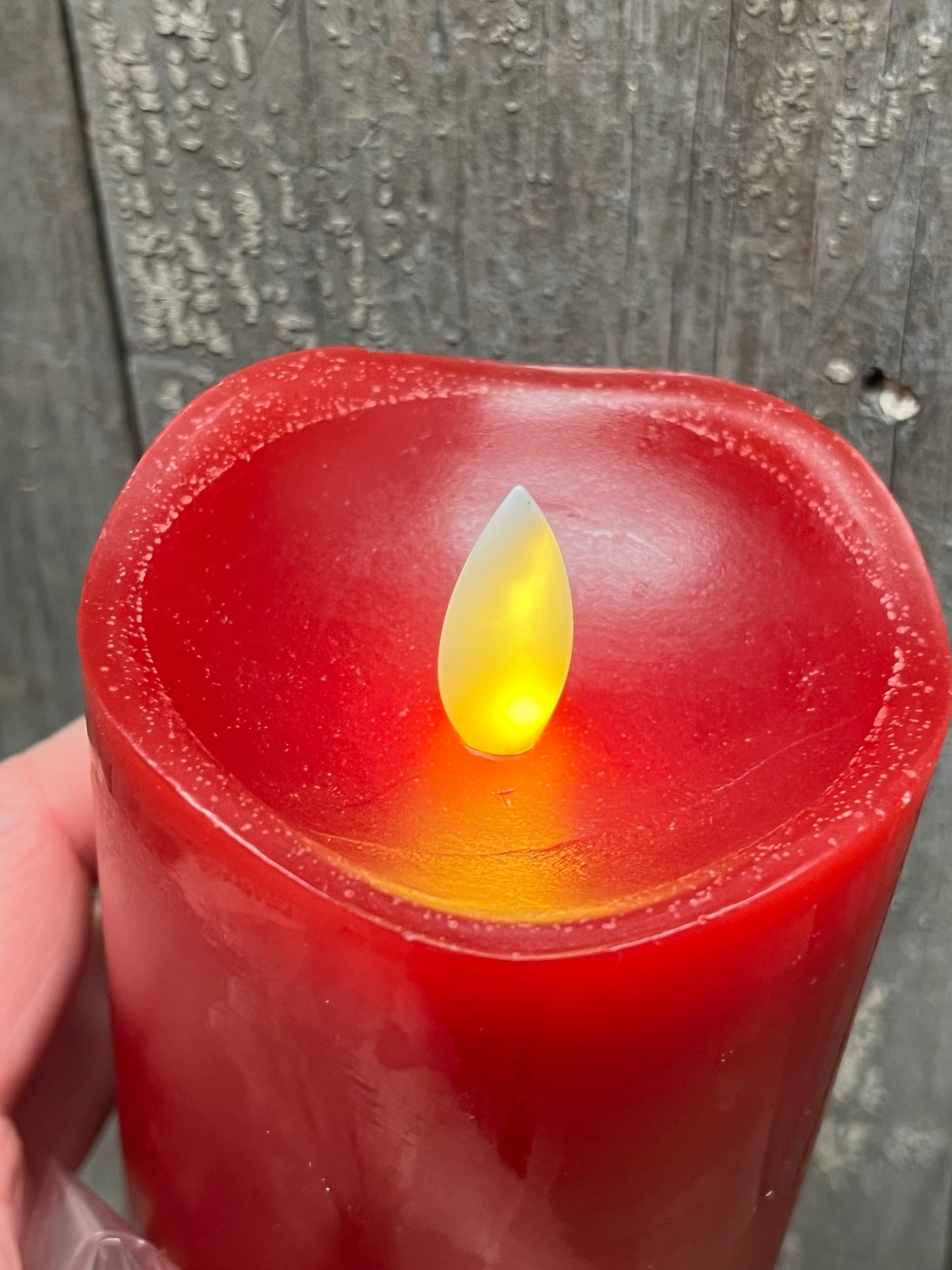 Pillar Candle, Serene, 3x4, RED