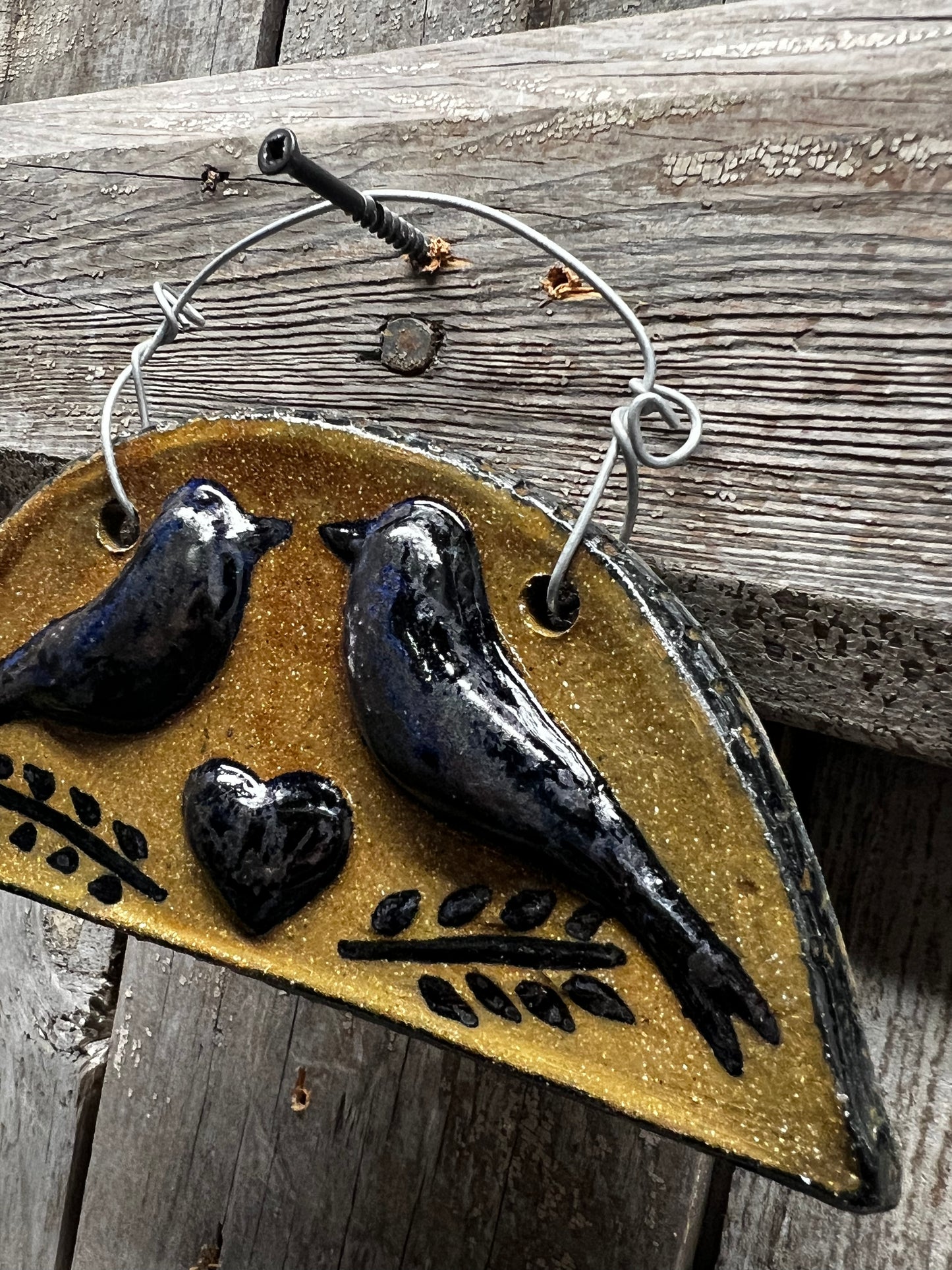 Ornament, CROWS & HEART