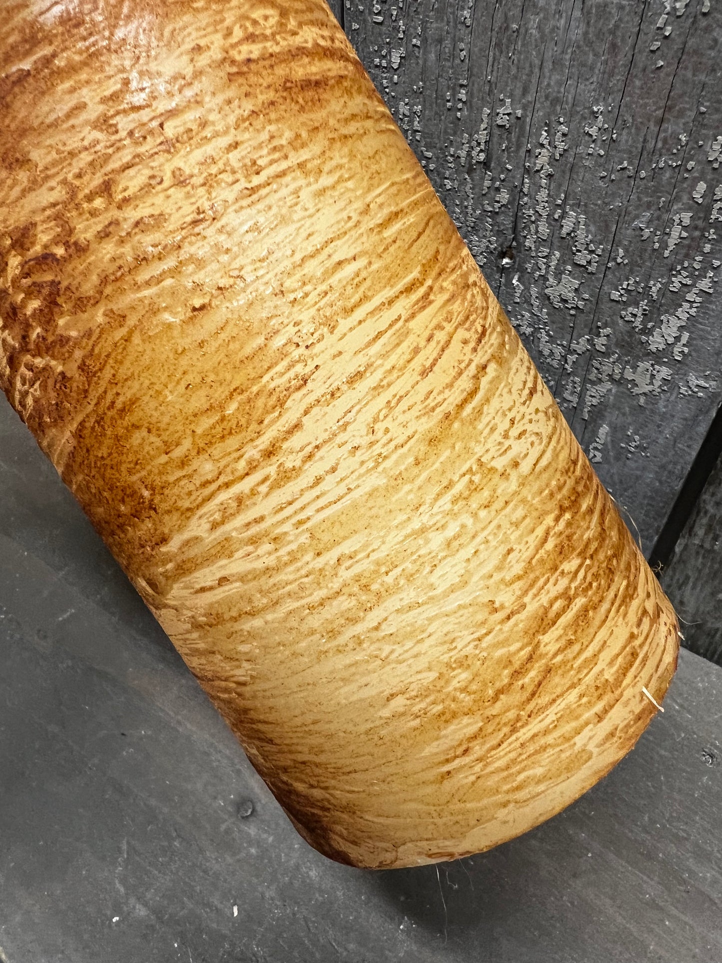 Candle, Thick Pillar, Timer, 8” CINNAMON