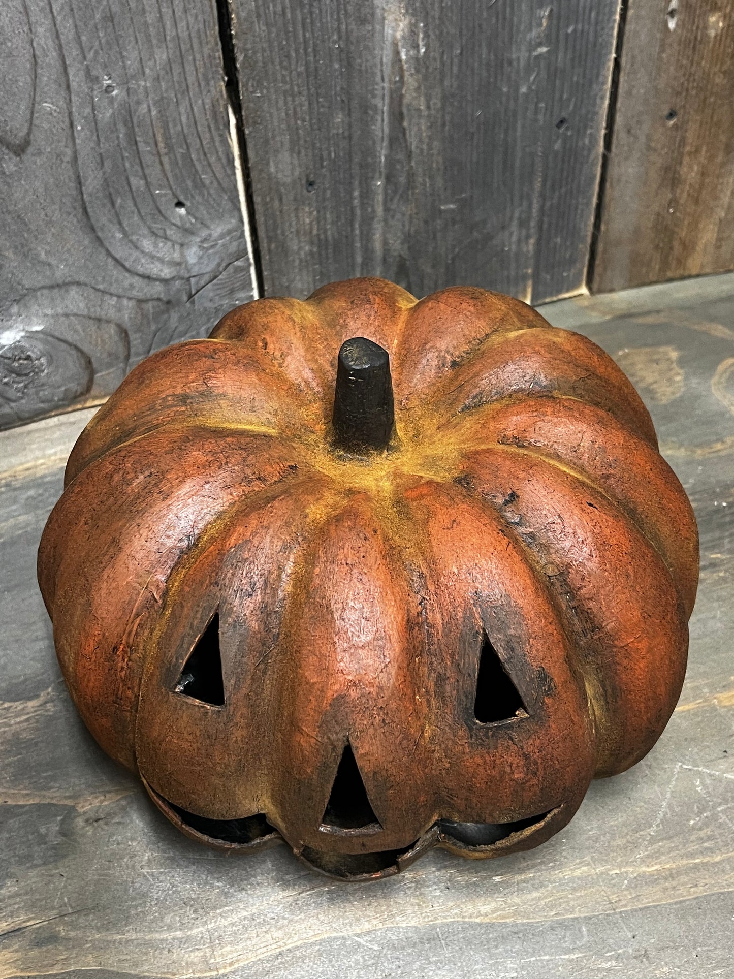 Pumpkin, Paper Mache, SMILIN' SAM