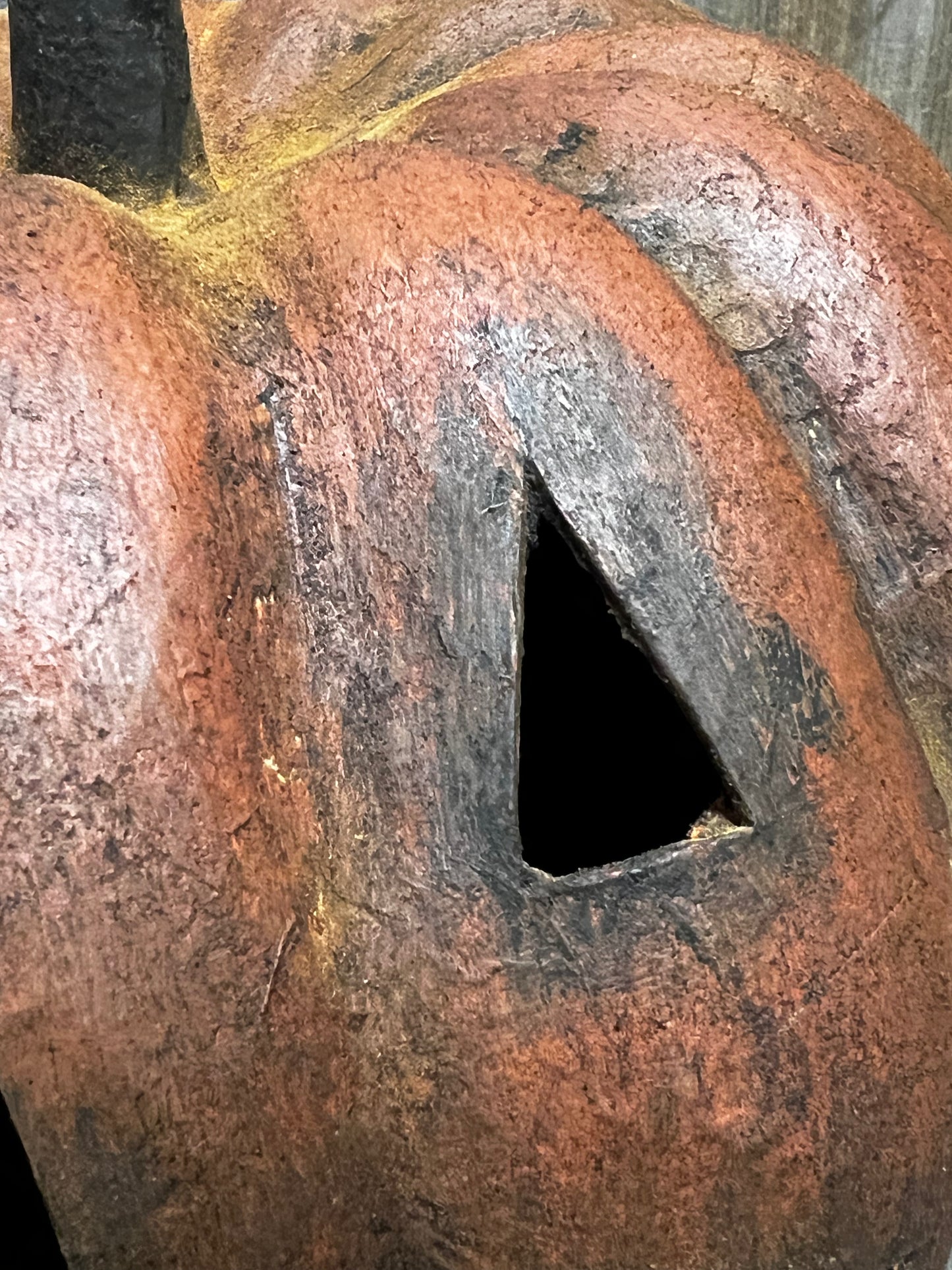 Pumpkin, Paper Mache, SMILIN' SAM