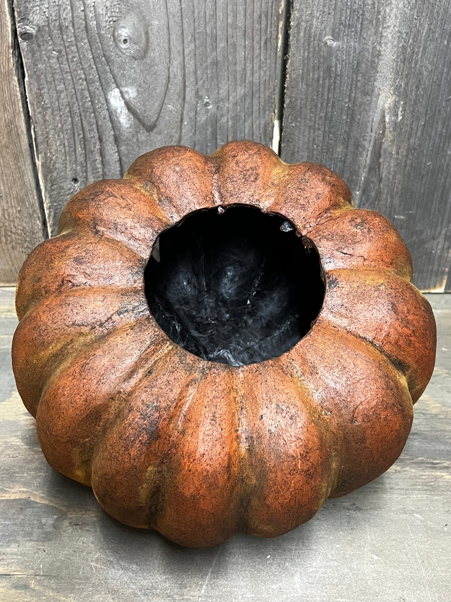 Pumpkin, Paper Mache, SMILIN' SAM