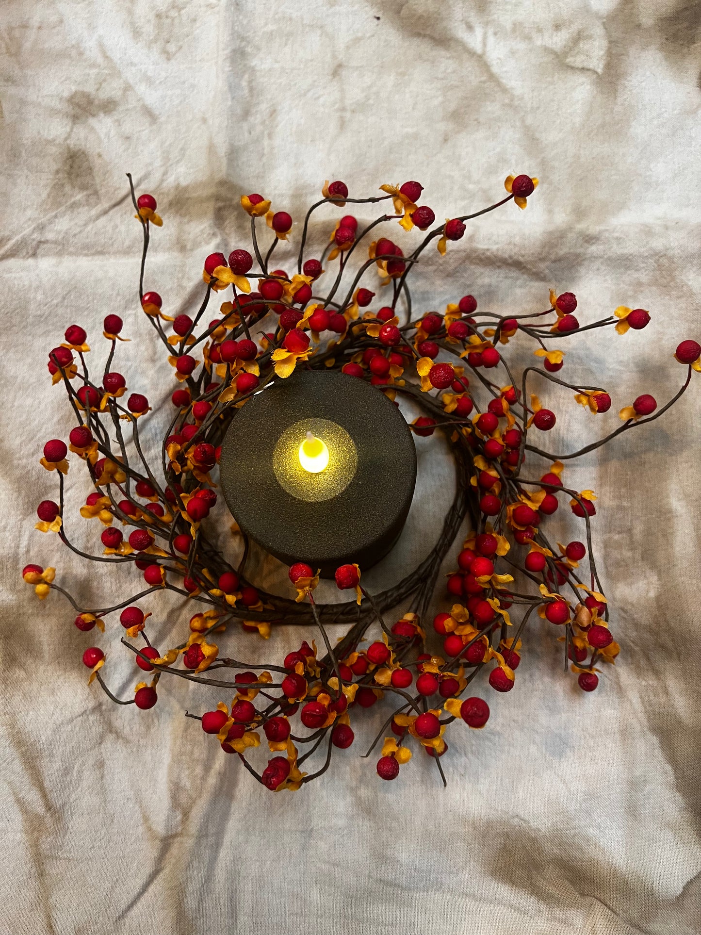 Candle Ring, 12”, BITTERSWEET