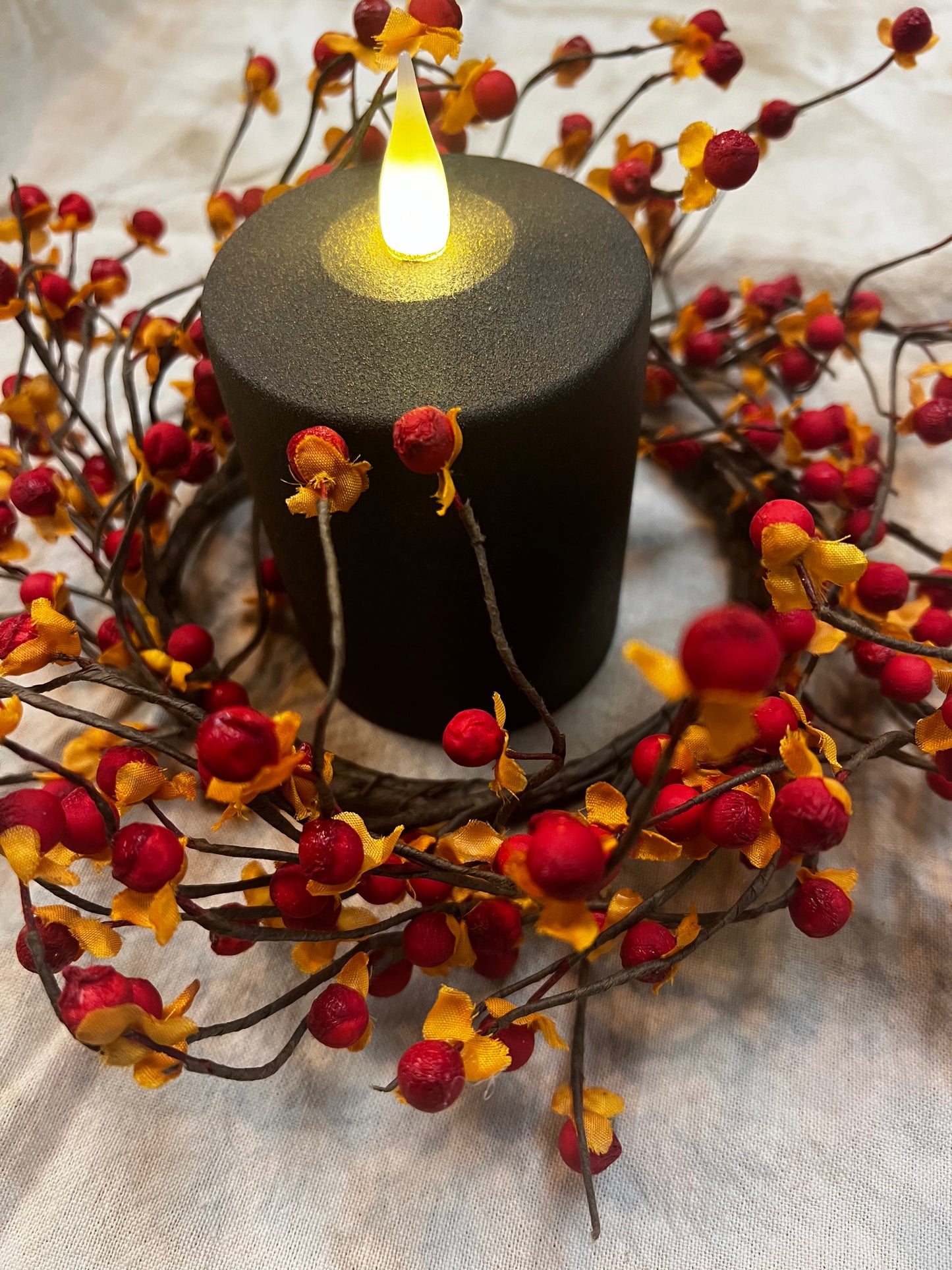 Candle Ring, 12”, BITTERSWEET