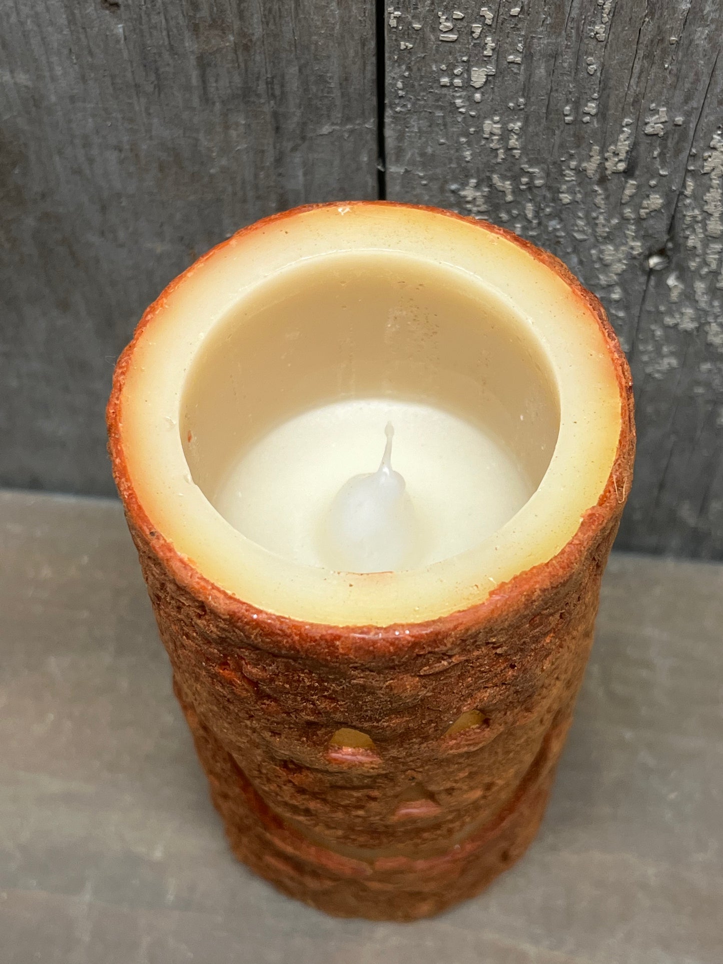 Candle, LED 6" Pillar, JACK O'LANTERN