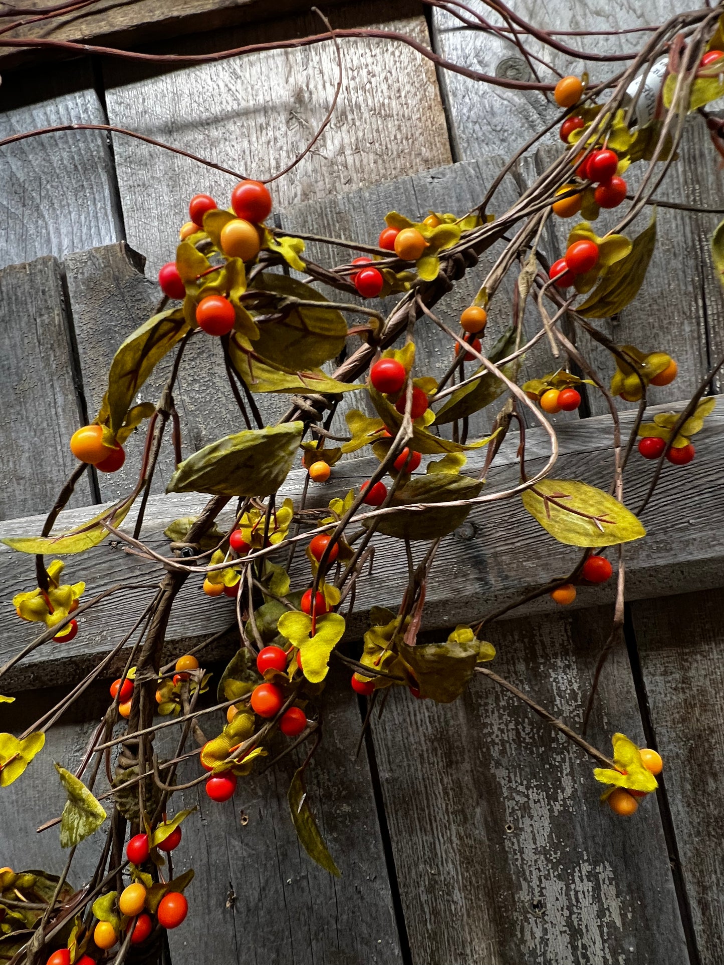 Garland, 5', BITTERSWEET & LEAVES
