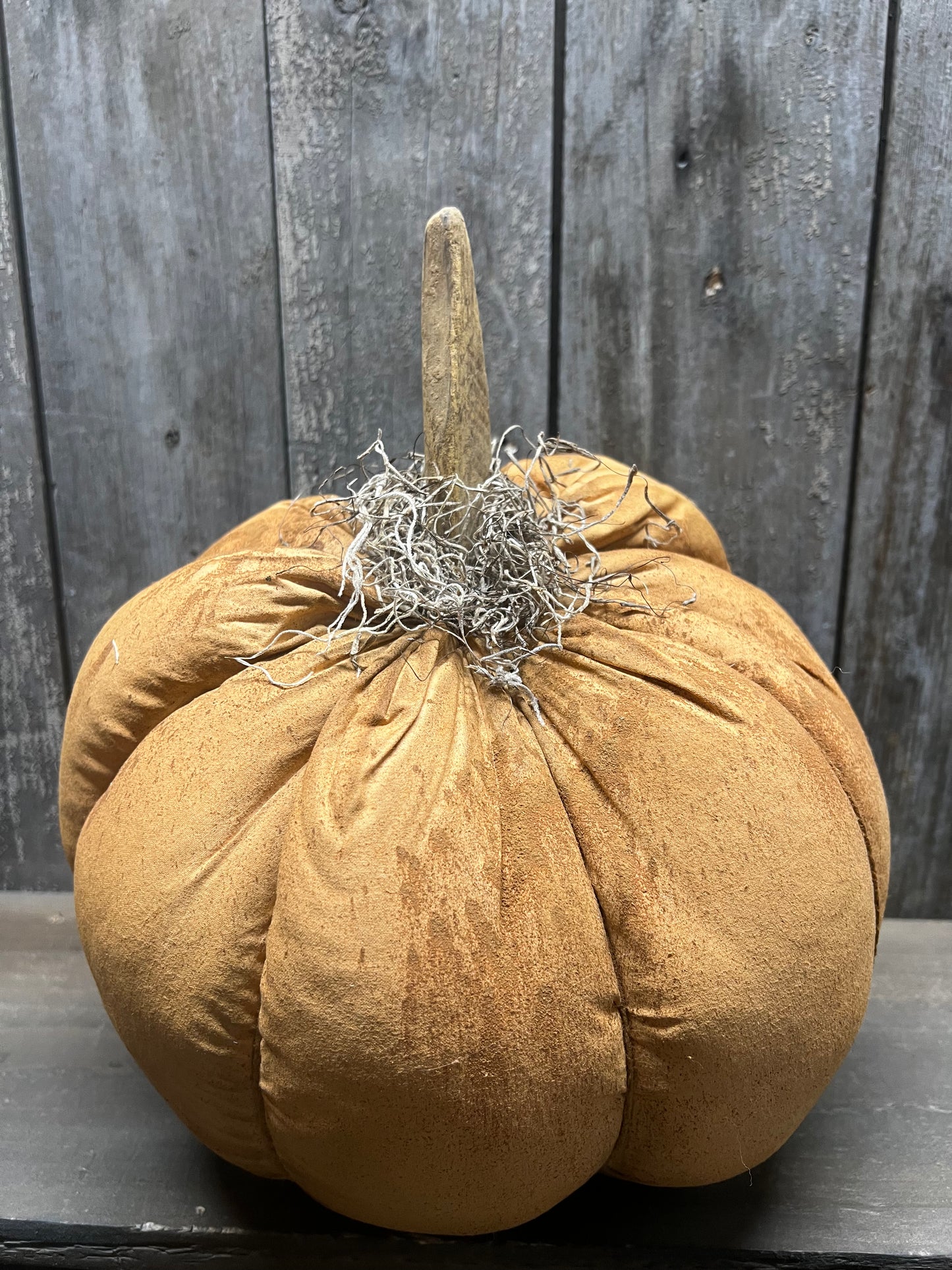 Jumbo Pumpkin, 10", GRUNGY W/ MOSS