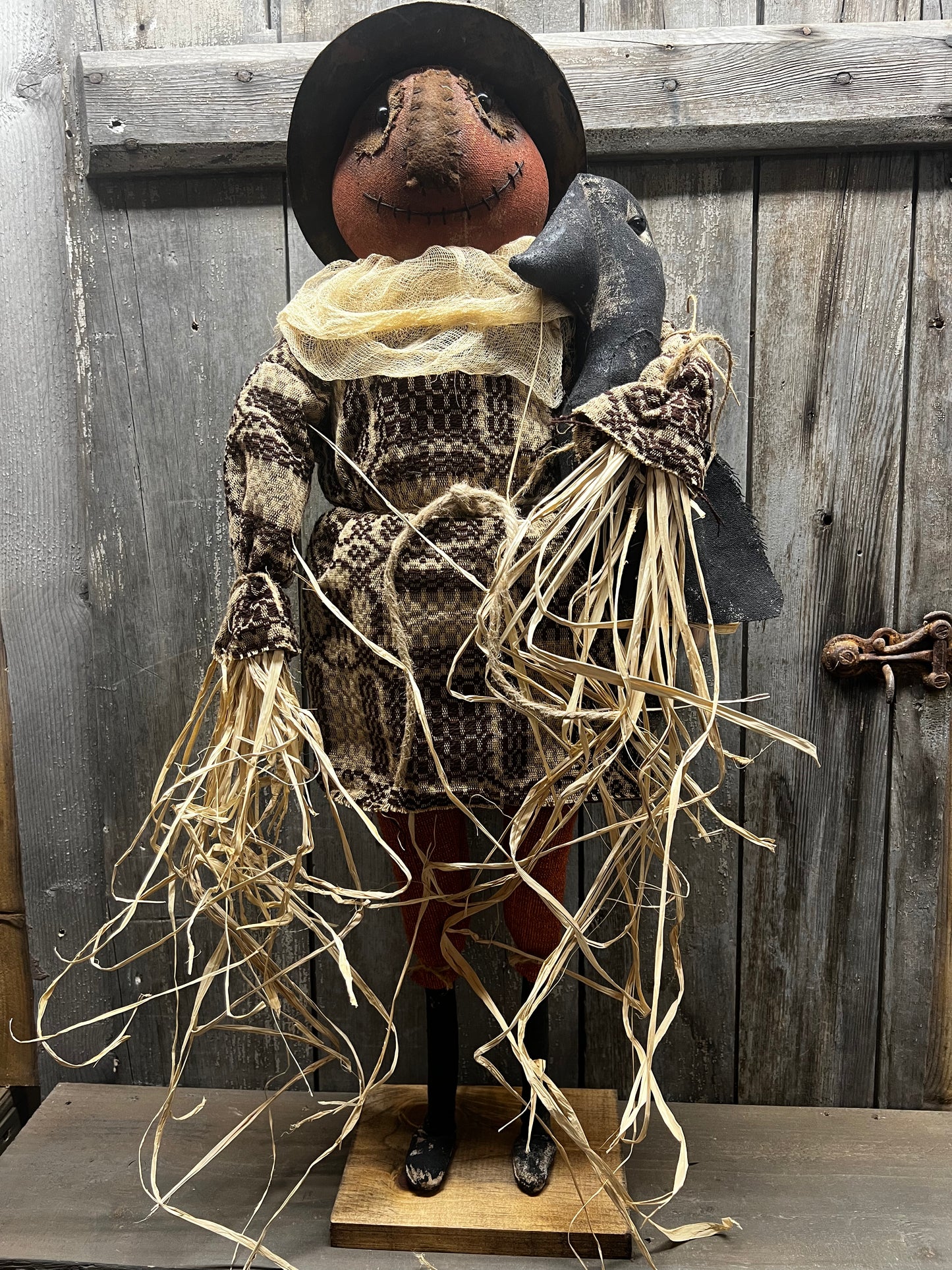 Pumpkin Man, 31", SCARECROW & CROW