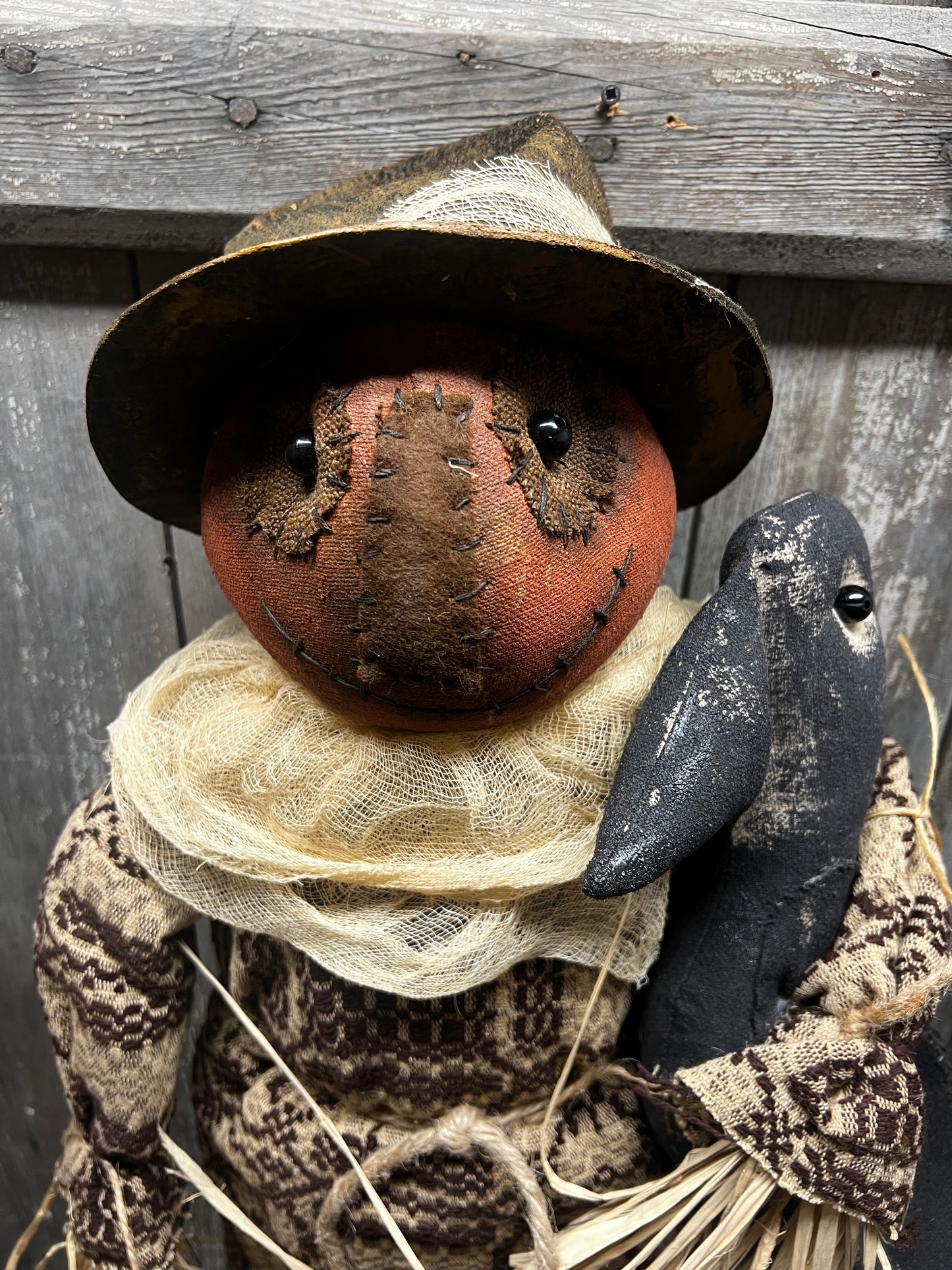 Pumpkin Man, 31", SCARECROW & CROW