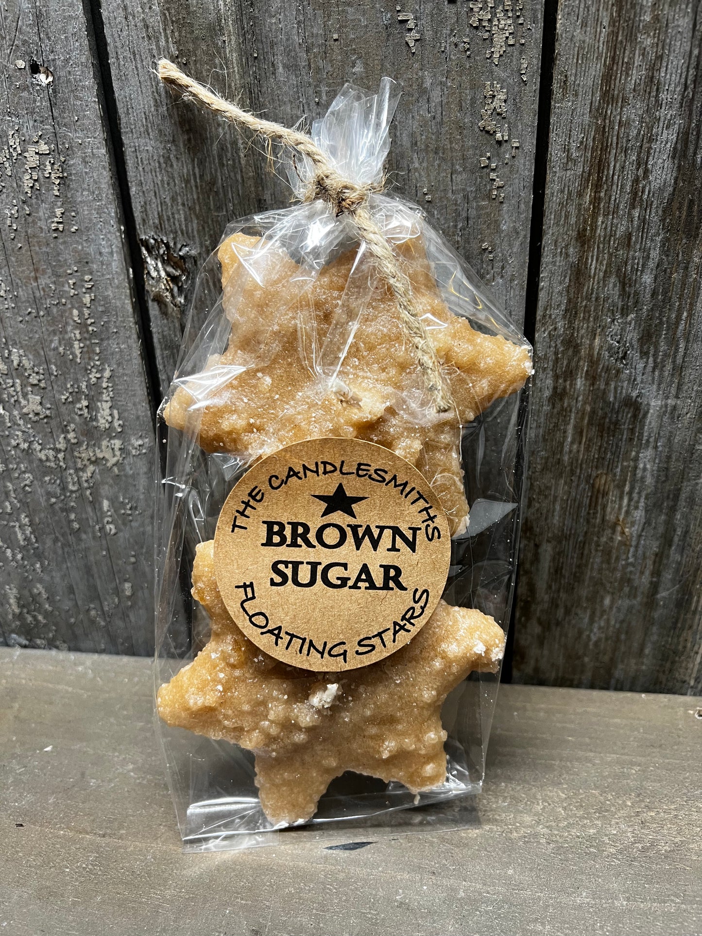 Floating Candle, Set/2, Small, BROWN SUGAR