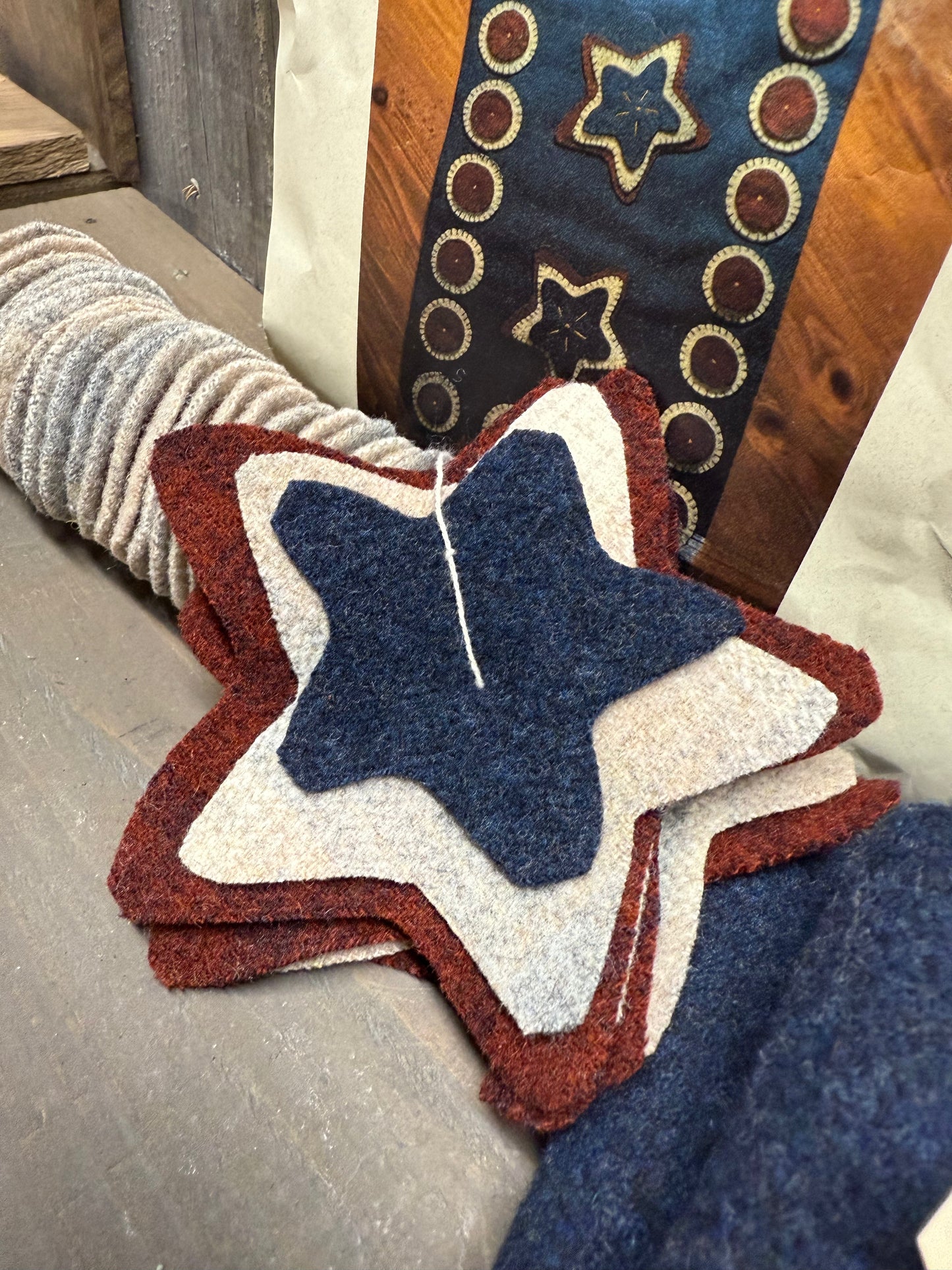 Kit, Wool Applique, AMERICA
