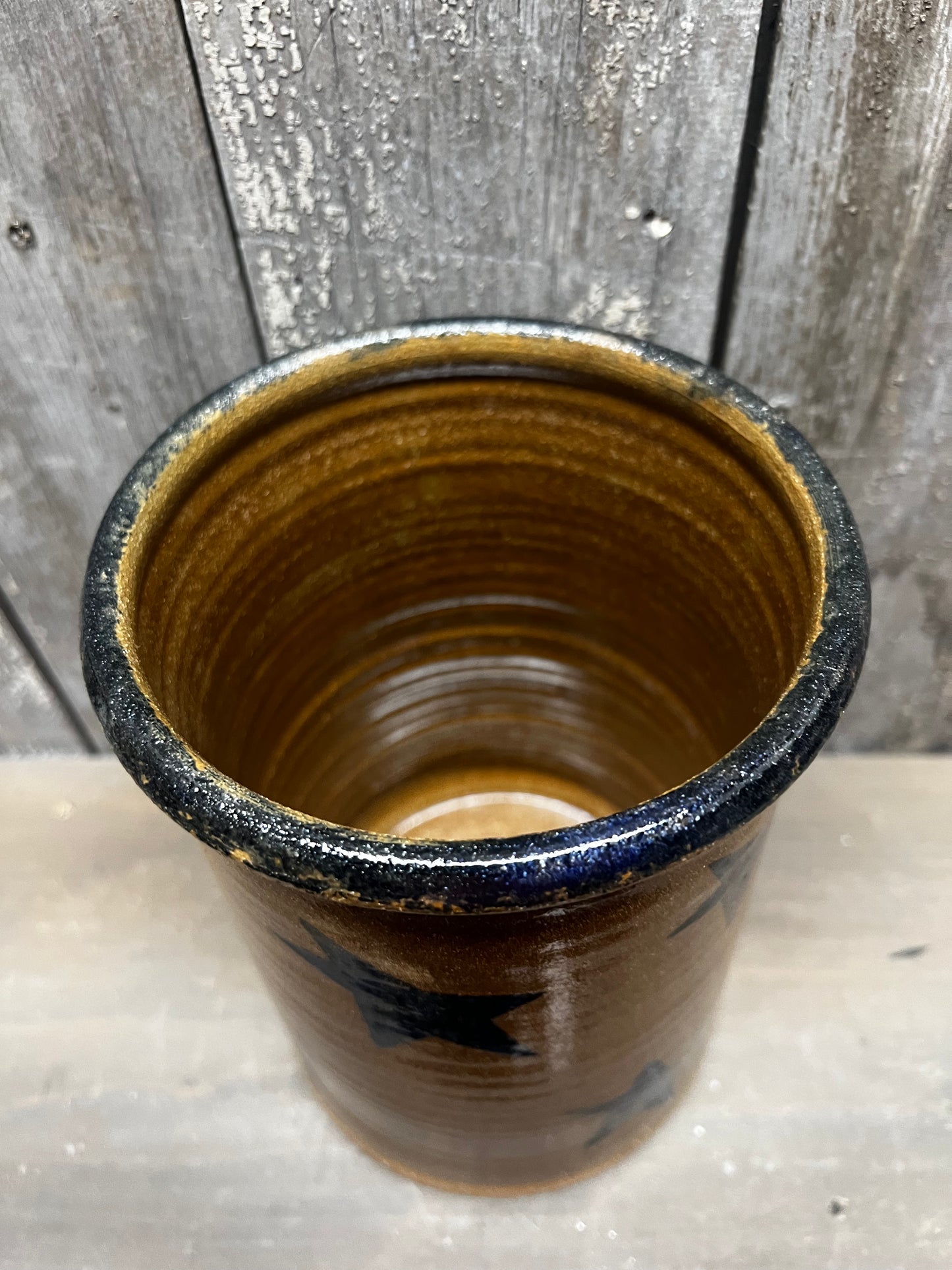 Canning Crock, X Large/Wide Mouth, STARS