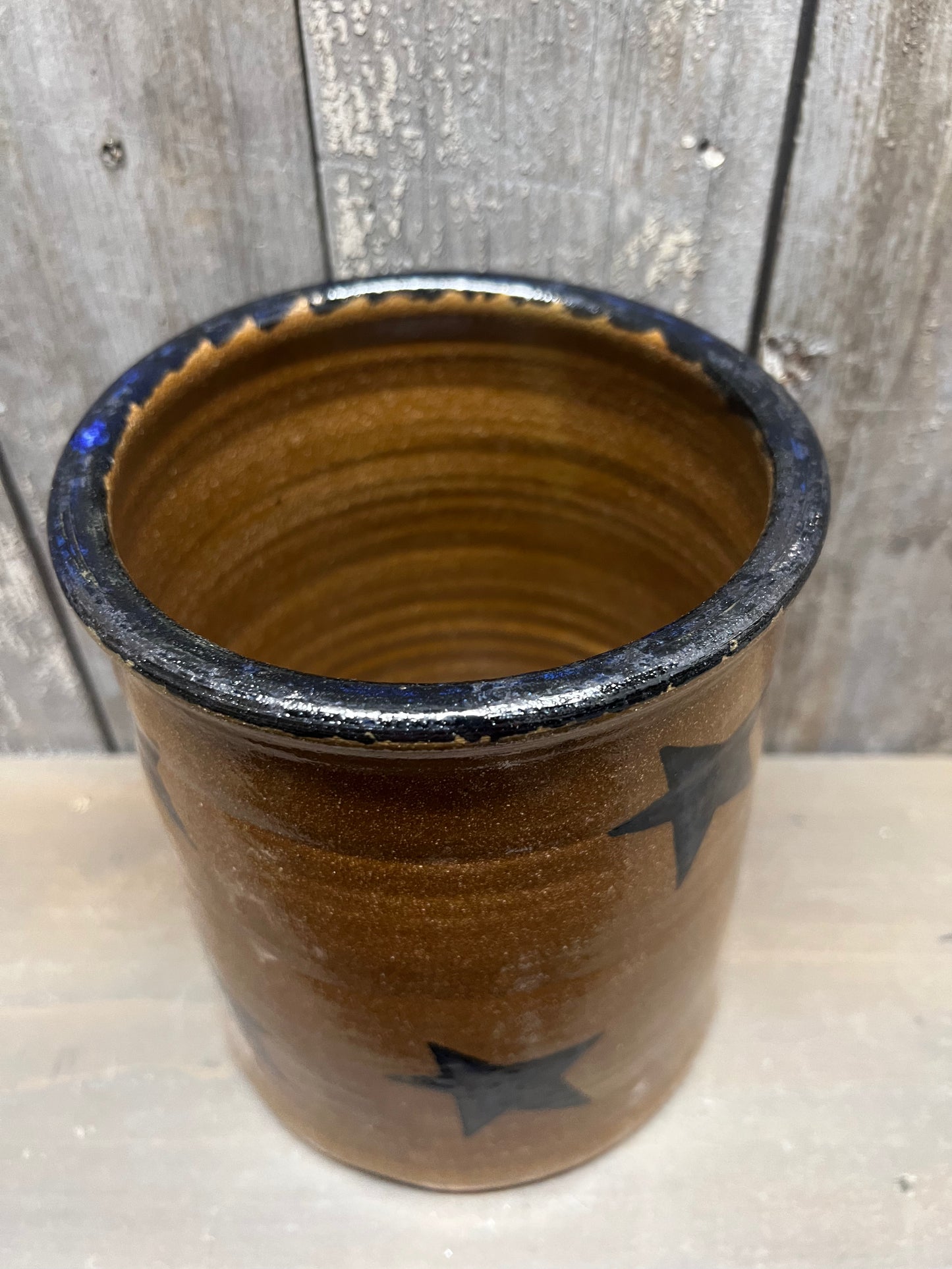 Spoon Crock, X Large, STARS