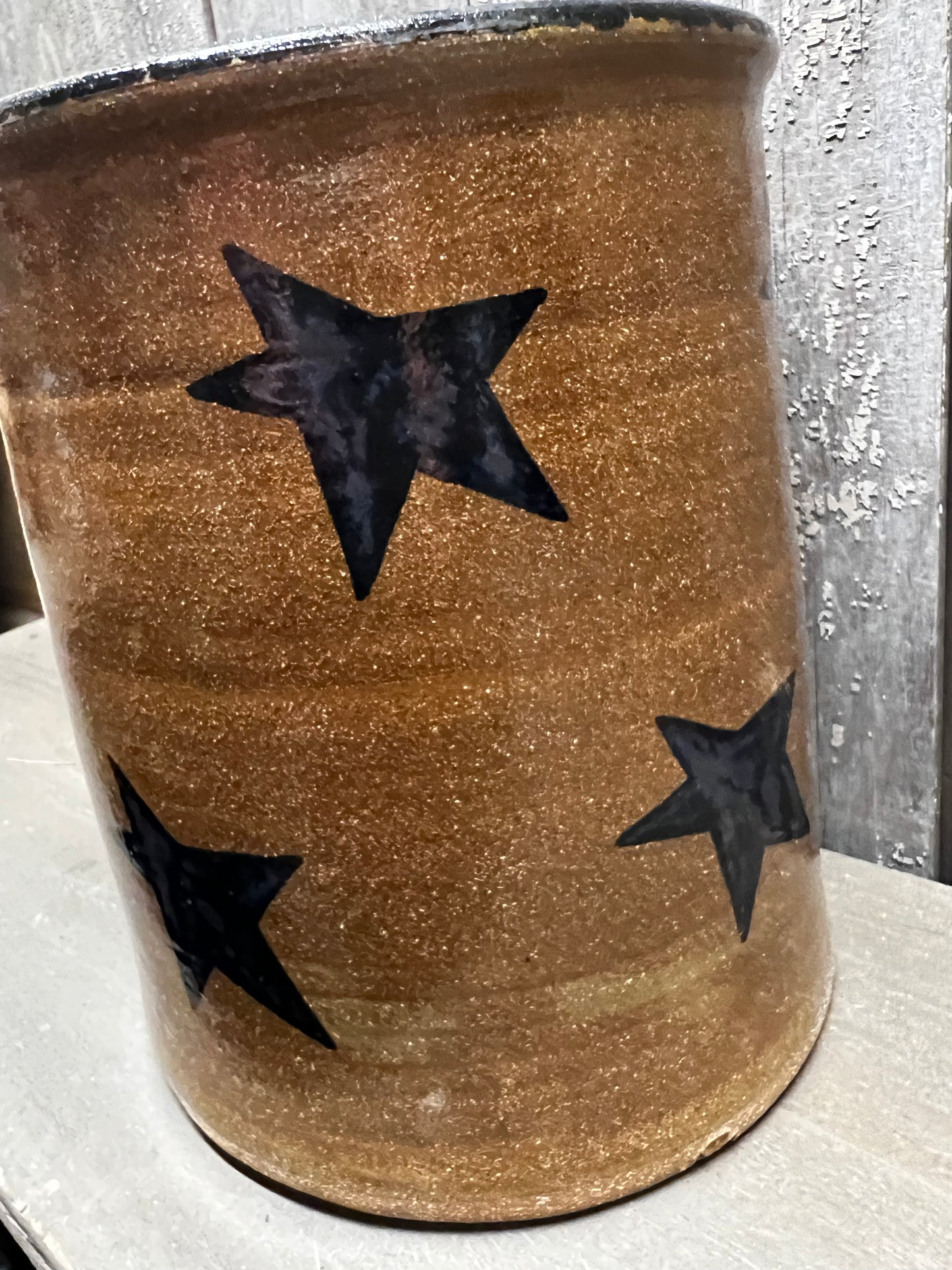 Spoon Crock, X Large, STARS