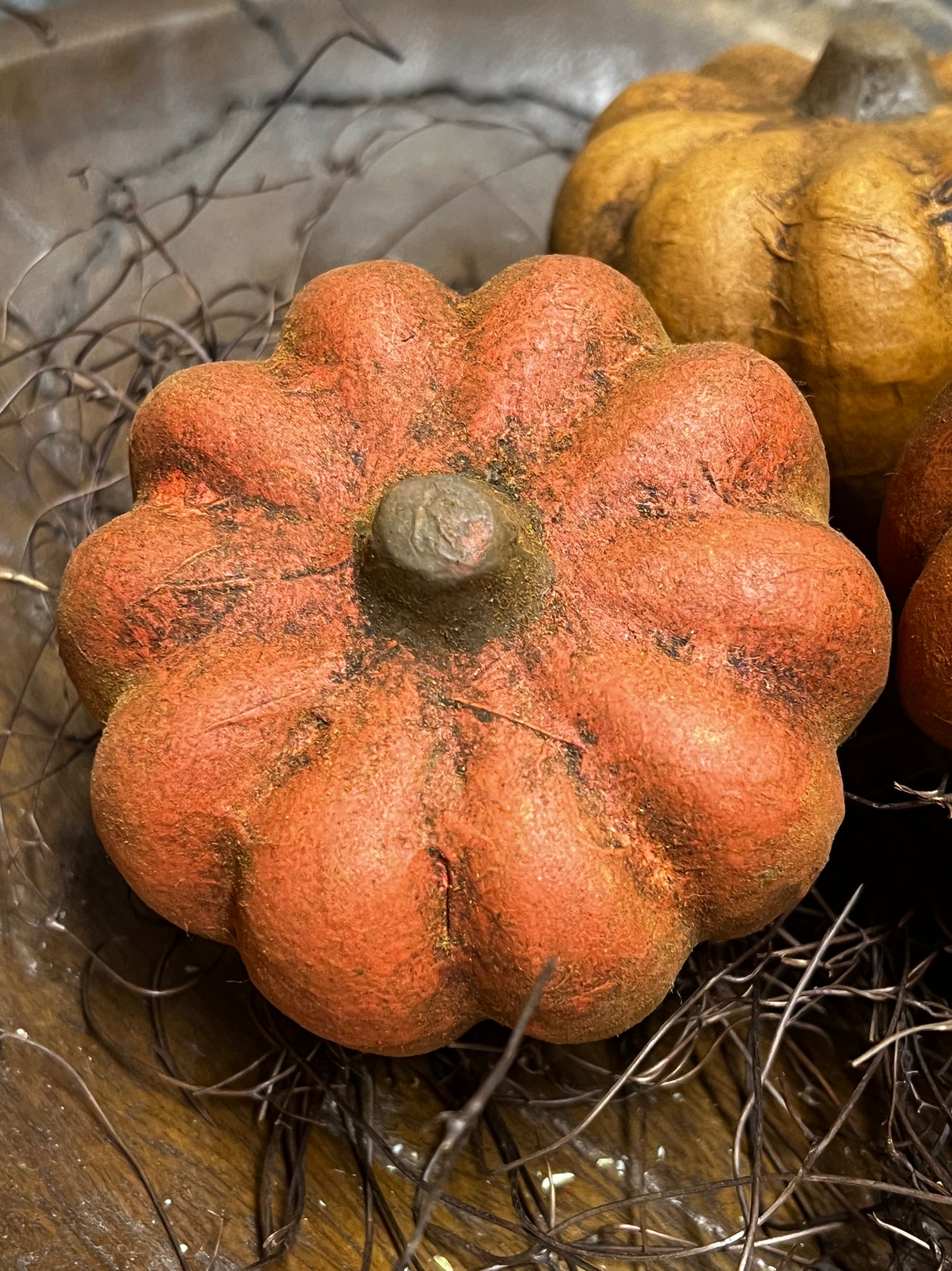 Grungy Pumpkins/Angel Hair, Set/3, MULTI COLOR or BLACK