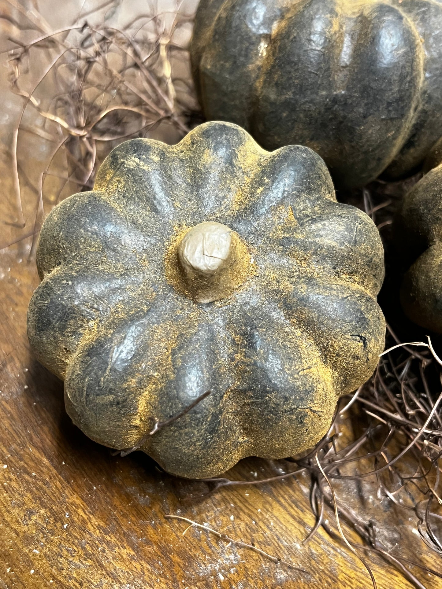 Grungy Pumpkins/Angel Hair, Set/3, MULTI COLOR or BLACK